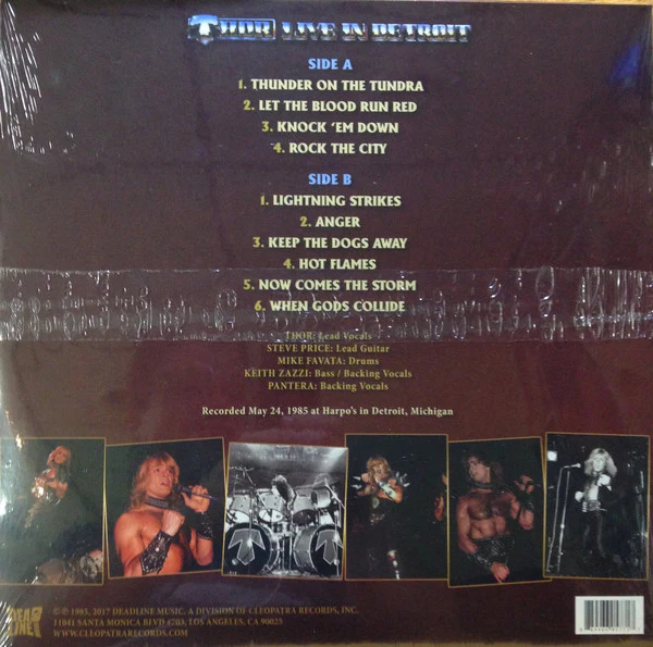 Thor - Live in Detroit 1985 (LP) - Image 2