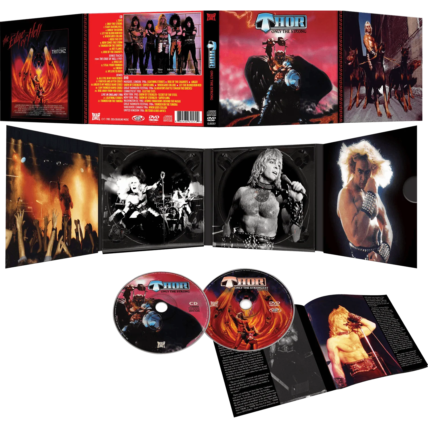 Thor - Only The Strong - Deluxe Edition (CD + DVD) - Image 2