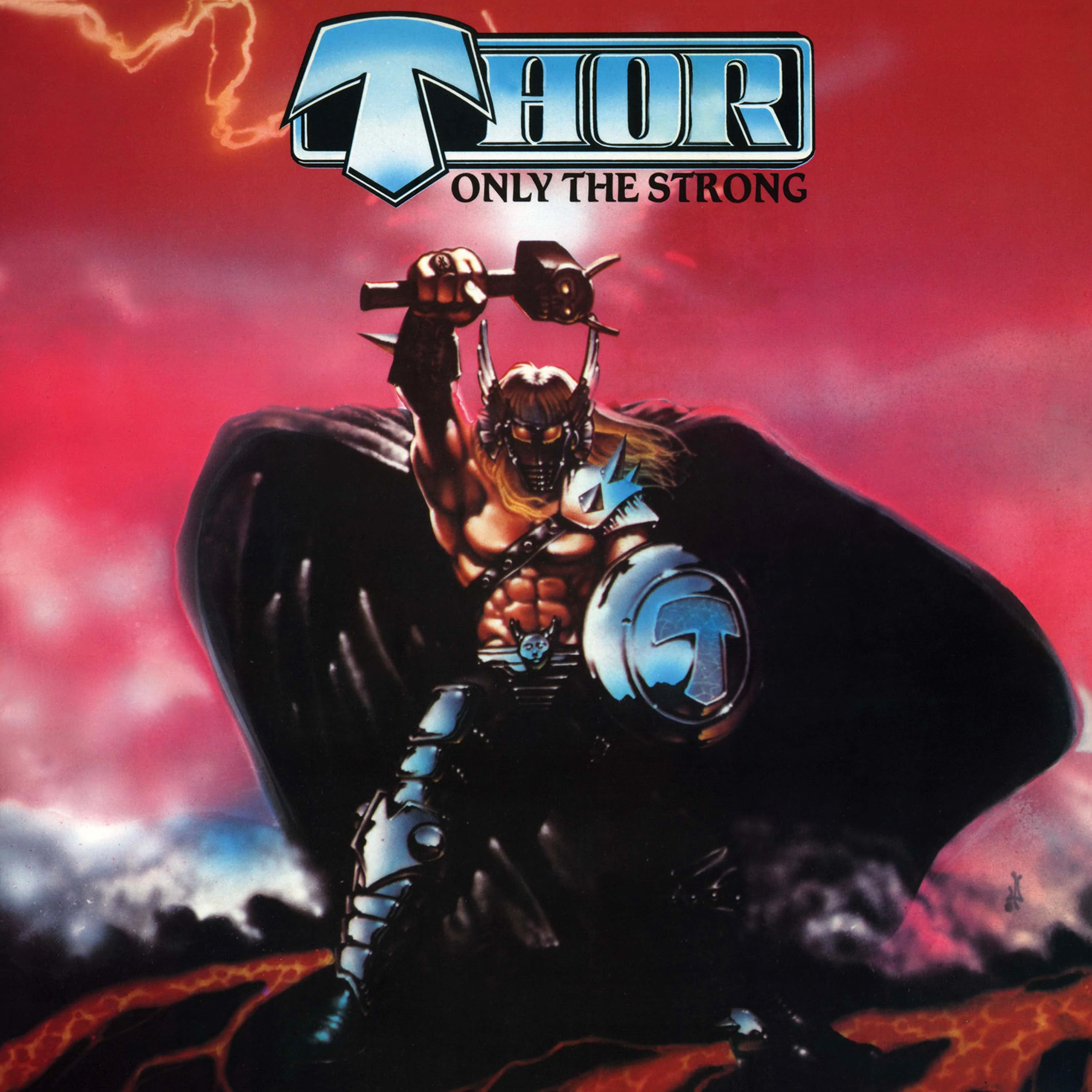Thor - Only The Strong (Red-Black Splatter Vinyl) - Image 3