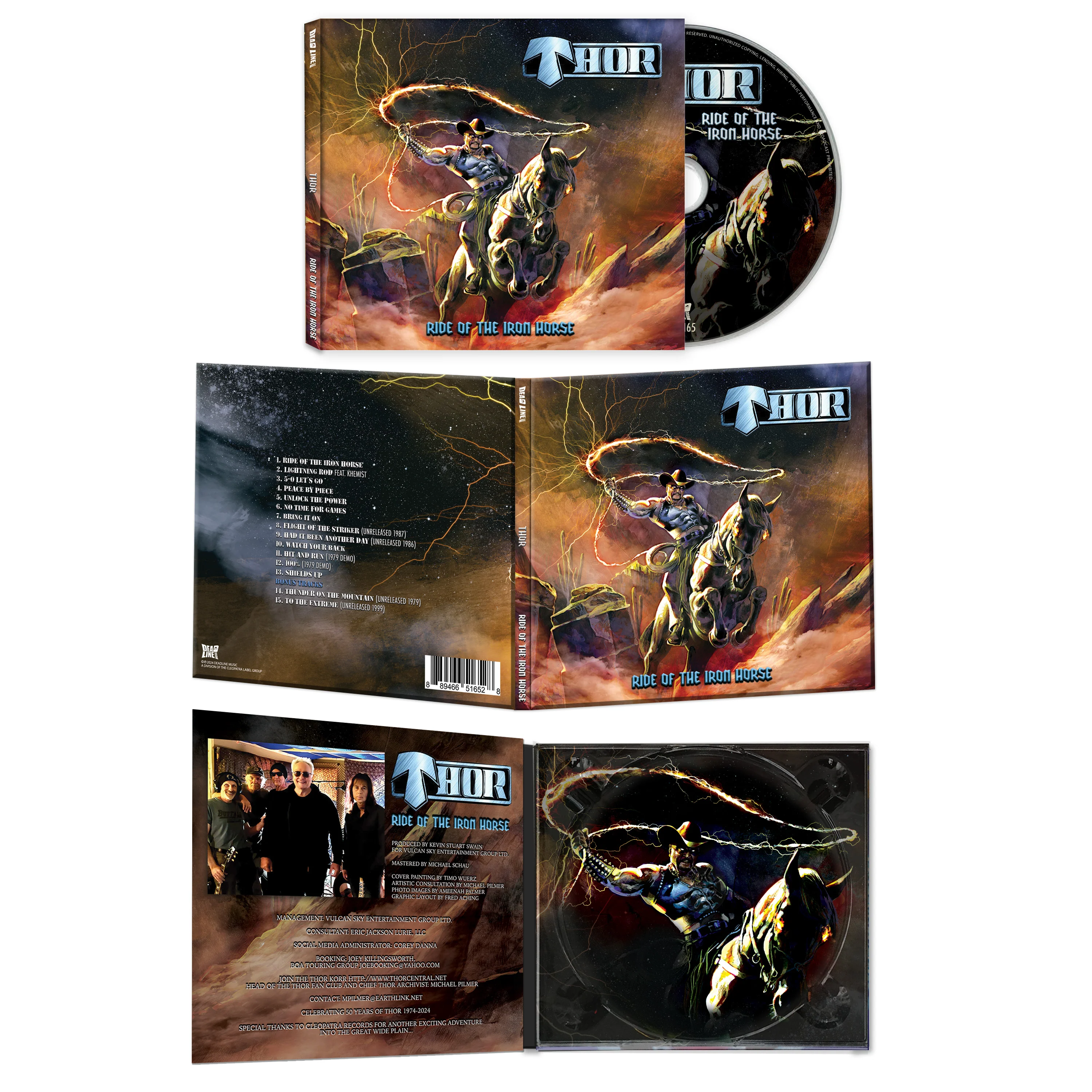 Thor - Ride Of The Iron Horse (CD) - Image 2