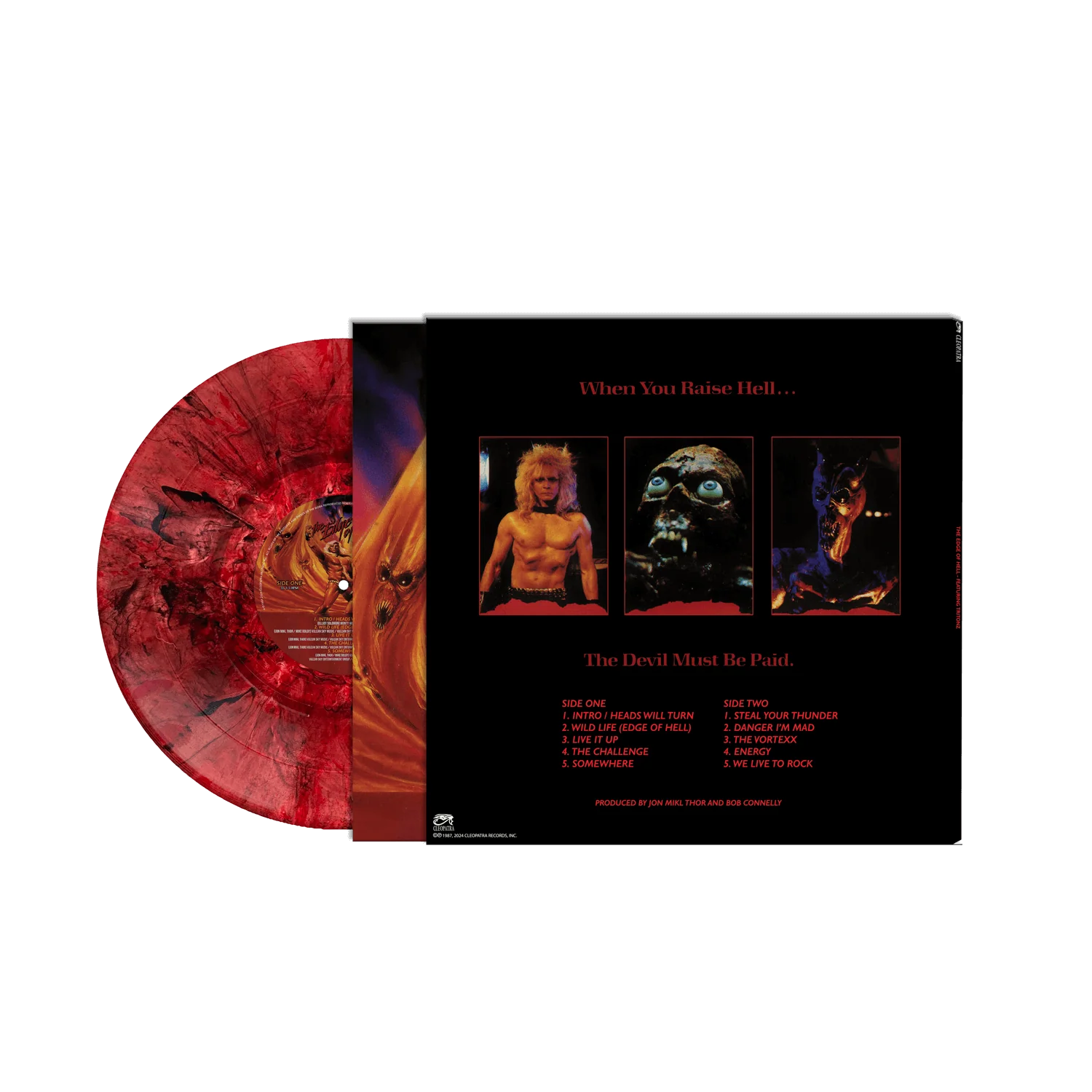 Thor - The Edge Of Hell (Red Marble Vinyl LP) - Image 2