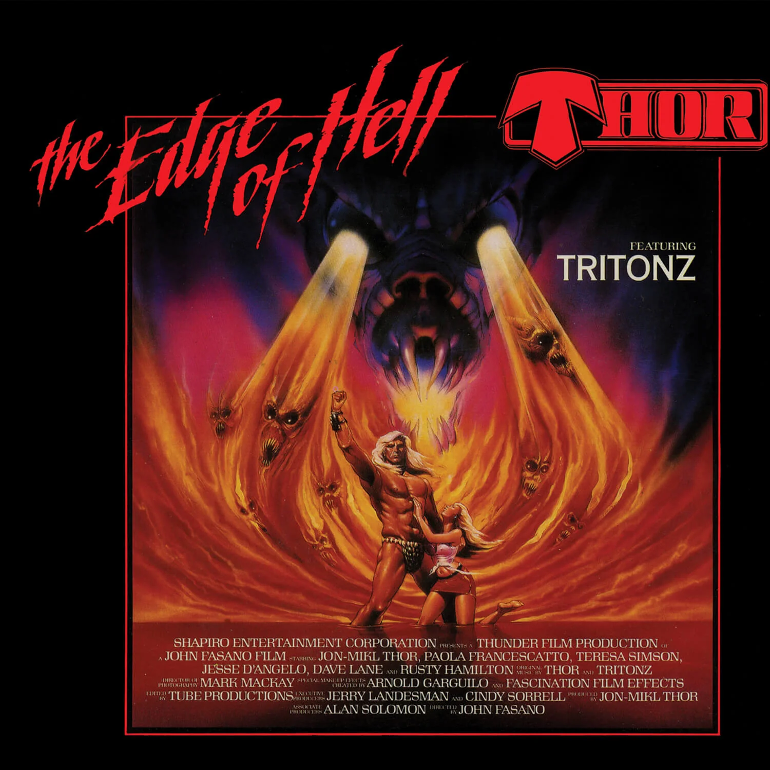 Thor - The Edge Of Hell (Red Marble Vinyl LP) - Image 3