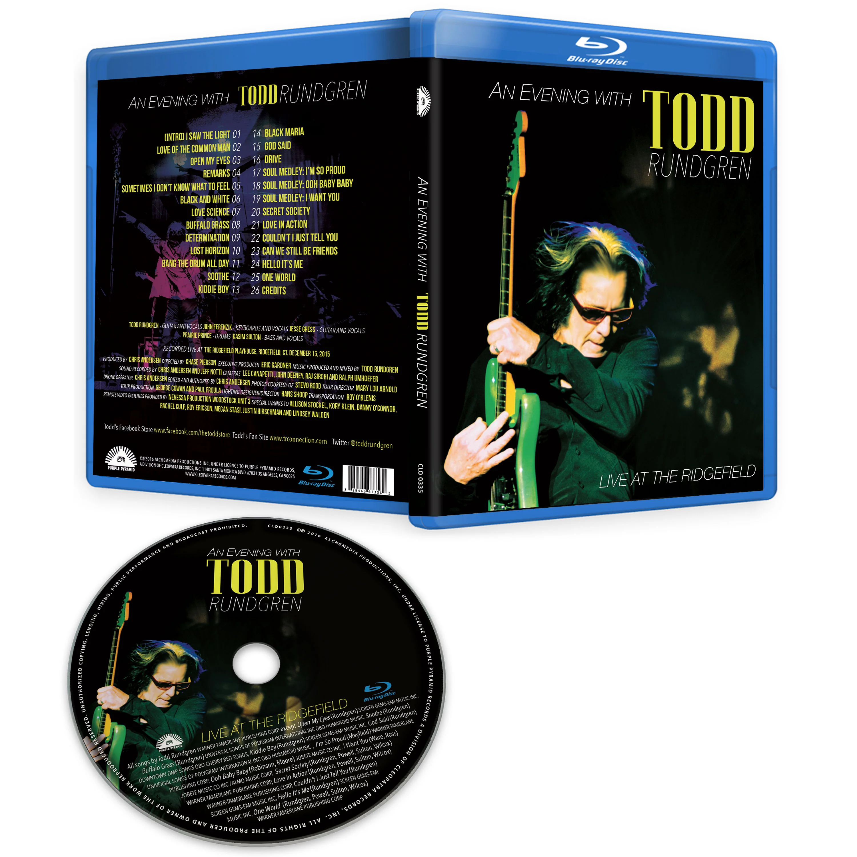 Todd Rundgren - An Evening With Todd Rundgren - Live At The Ridgefield (Blu-Ray) - Image 2