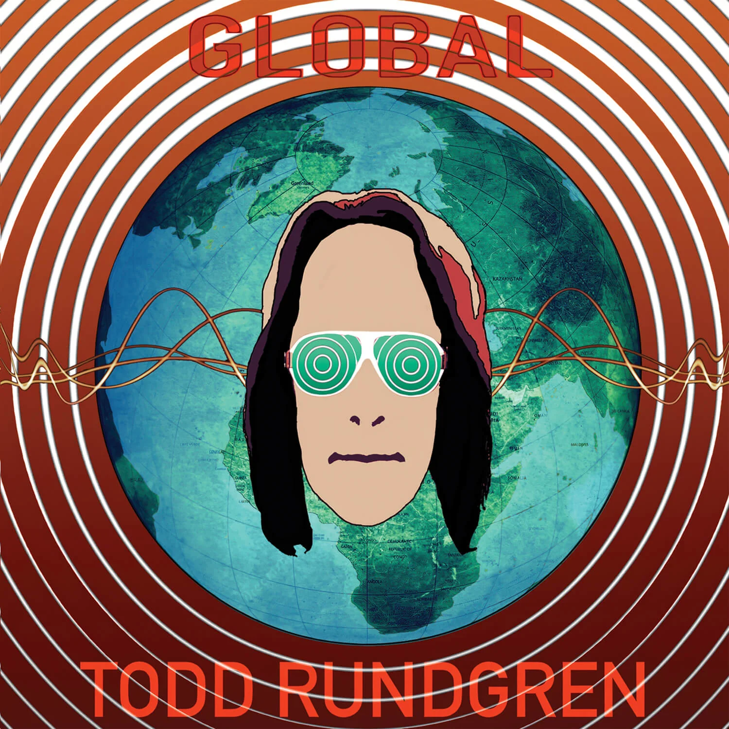 Todd Rundgren - Global (Red Marble Vinyl LP) - Image 3