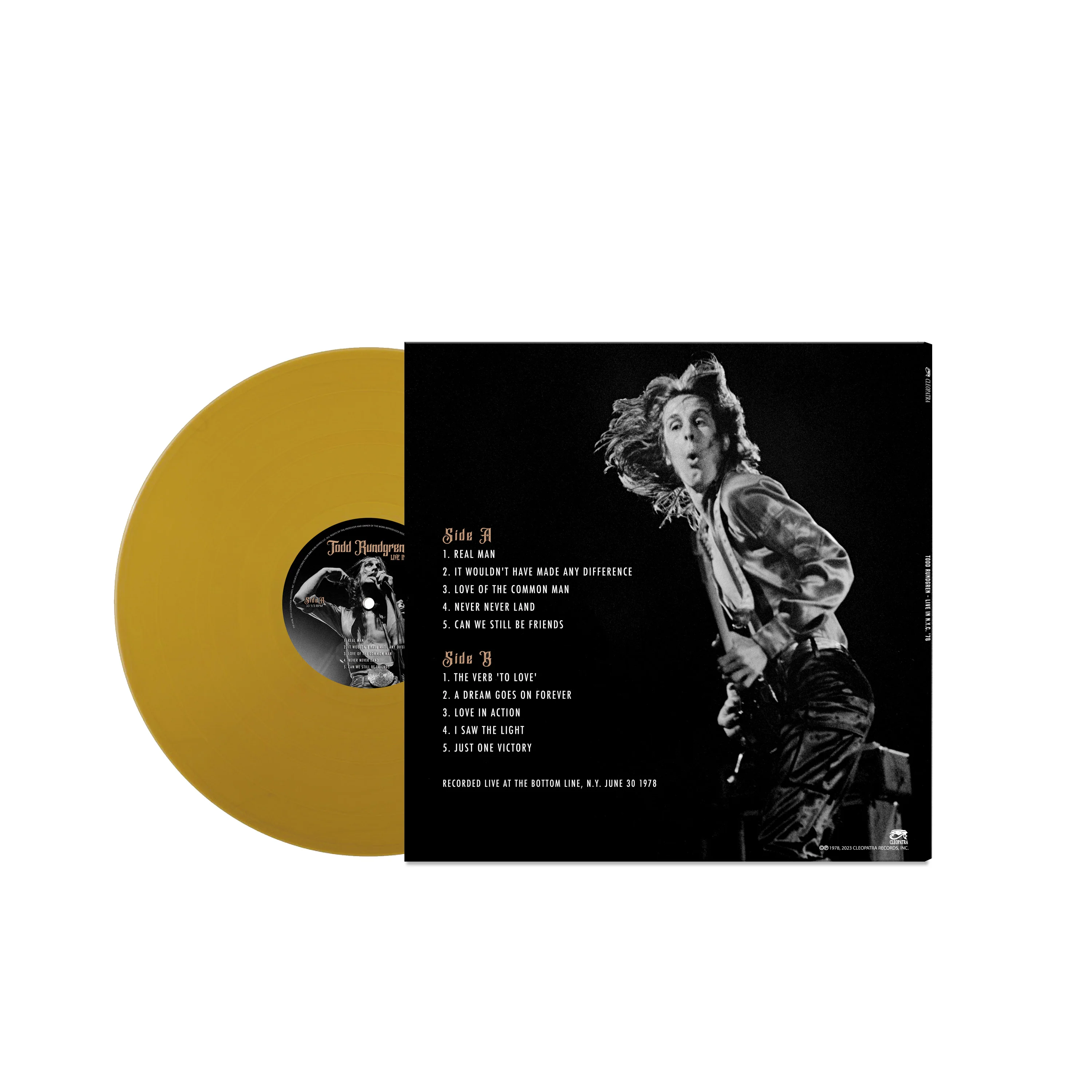 Todd Rundgren - Live In NYC '78 (Gold Vinyl) - Image 2