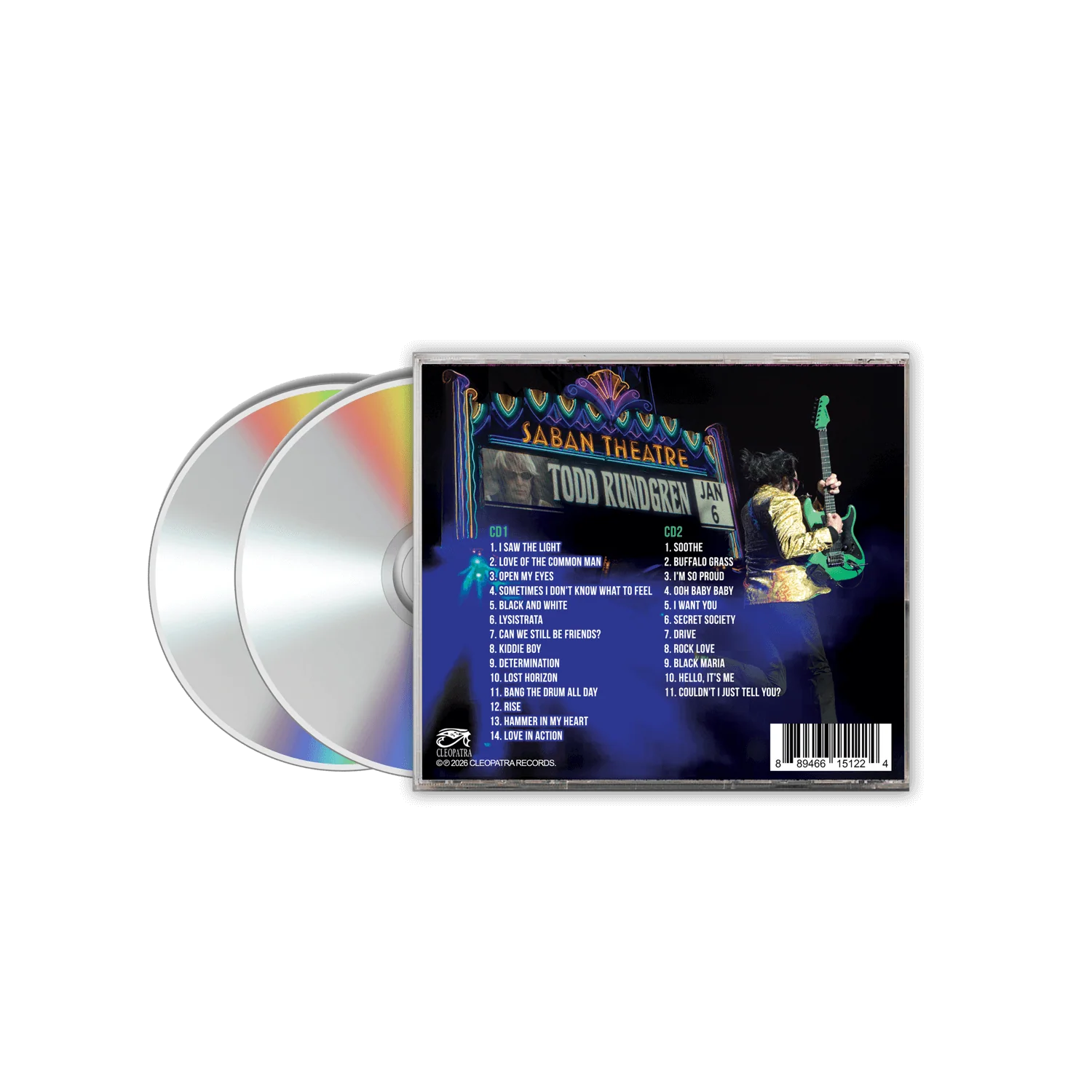 Todd Rundgren - Saban Theatre 2016 (2 CD) - Image 2