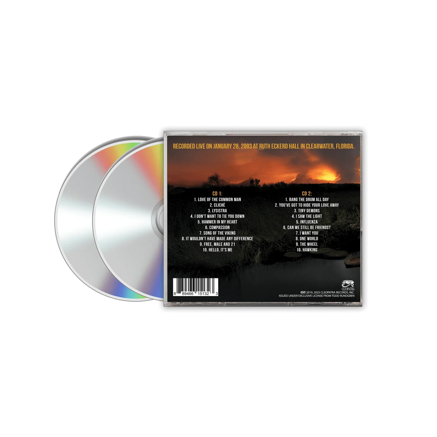 Todd Rundgren - Solo In Clearwater (2 CD) - Image 2