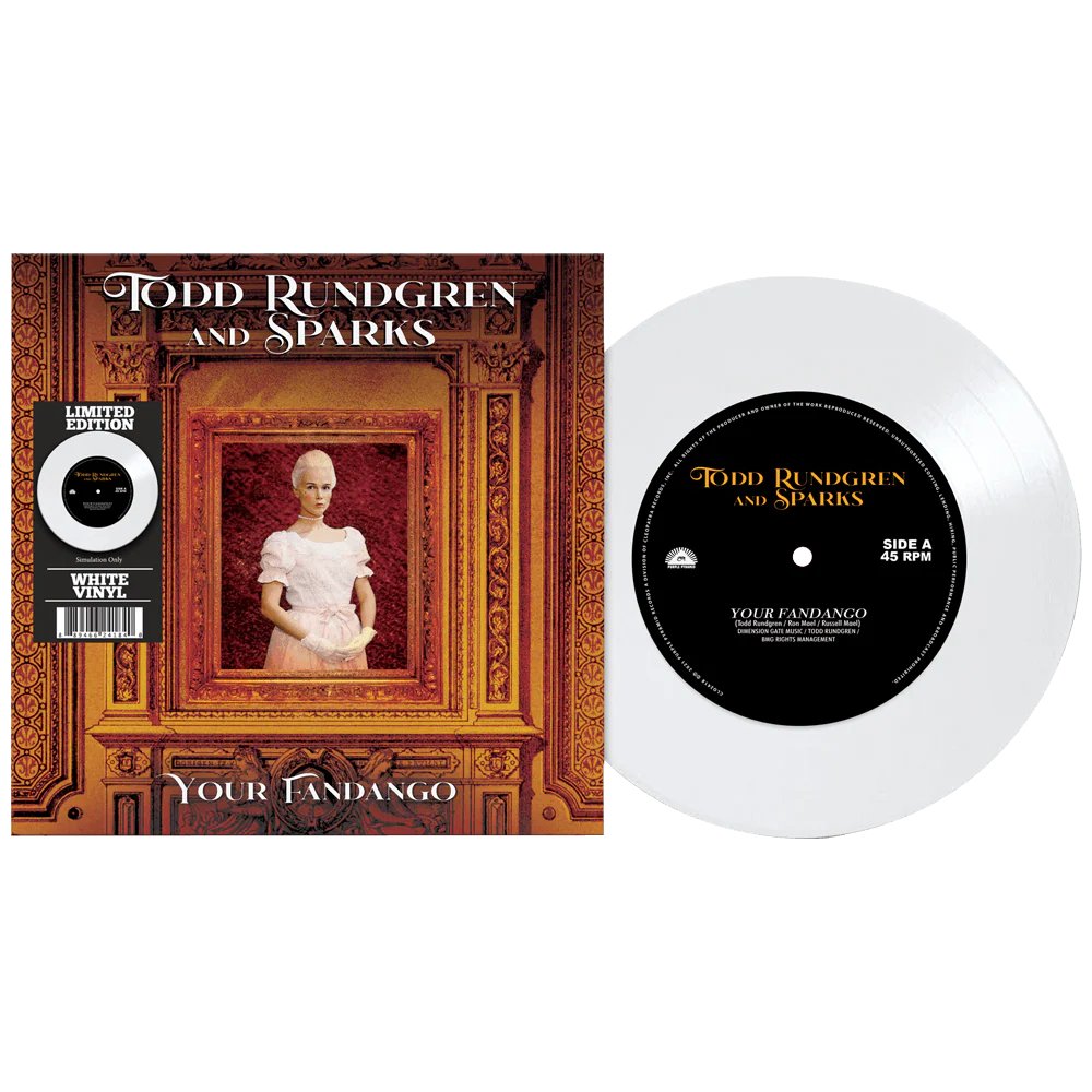Todd Rundgren & Sparks - Your Fandango (Limited Edition Colored 7" Vinyl) - Image 3