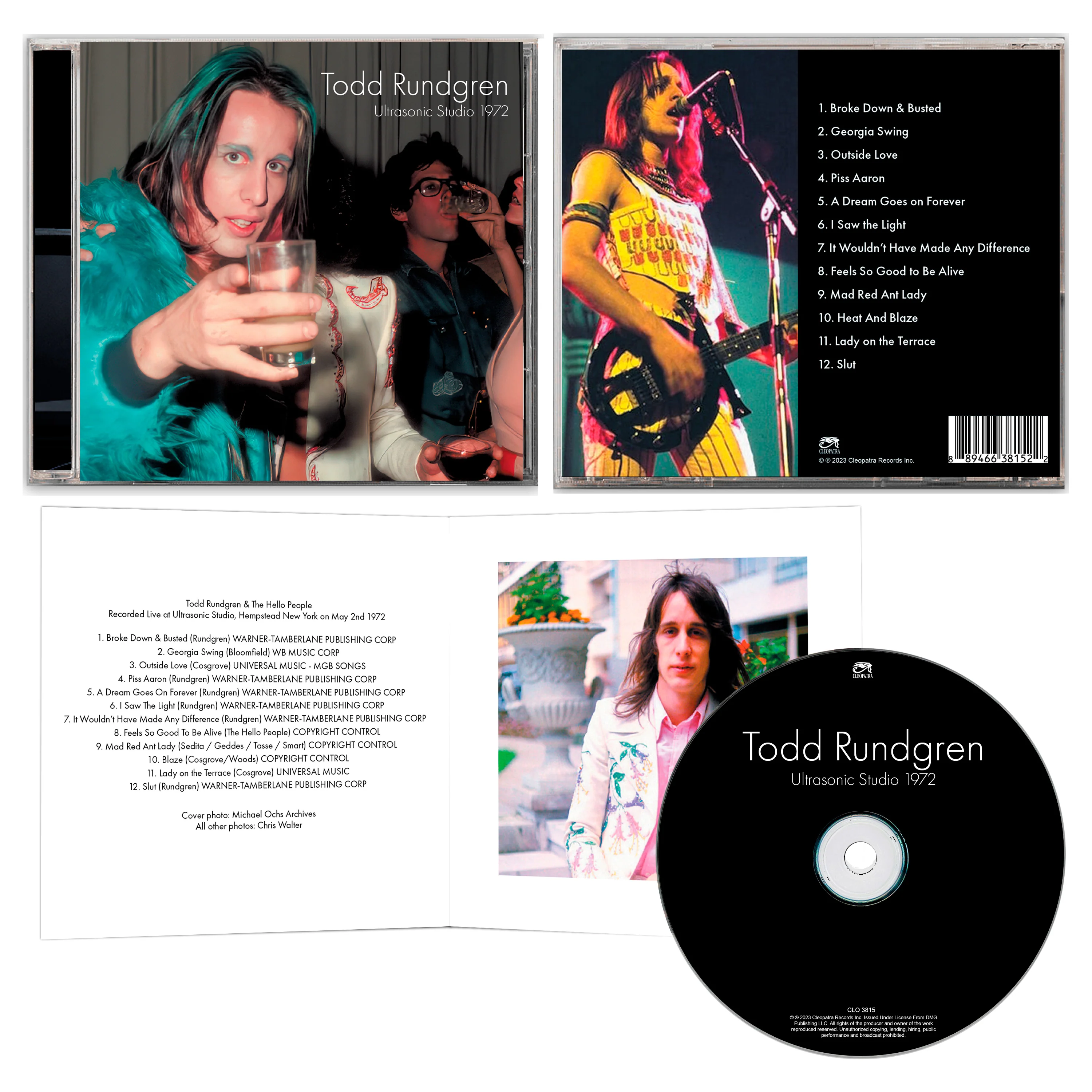 Todd Rundgren - Ultrasonic Studio 1972 (CD) - Image 2