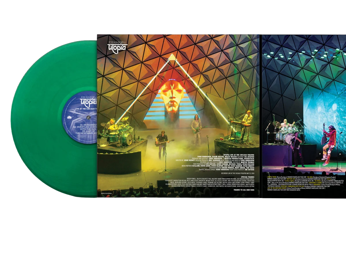 Todd Rundgren's Utopia - Live At Chicago Theatre (Limited Edition Green Double Vinyl) - Image 3