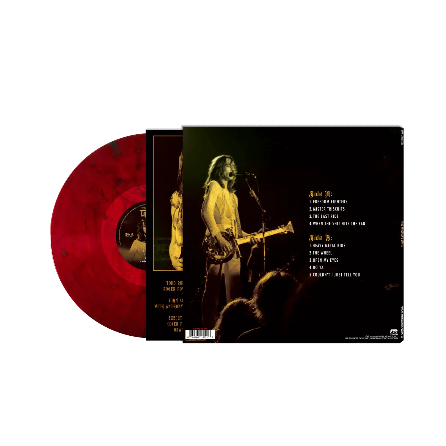 Todd Rundgren's Utopia - Live at Hammersmith Odeon '75 (Red Marble LP Vinyl) - Image 2