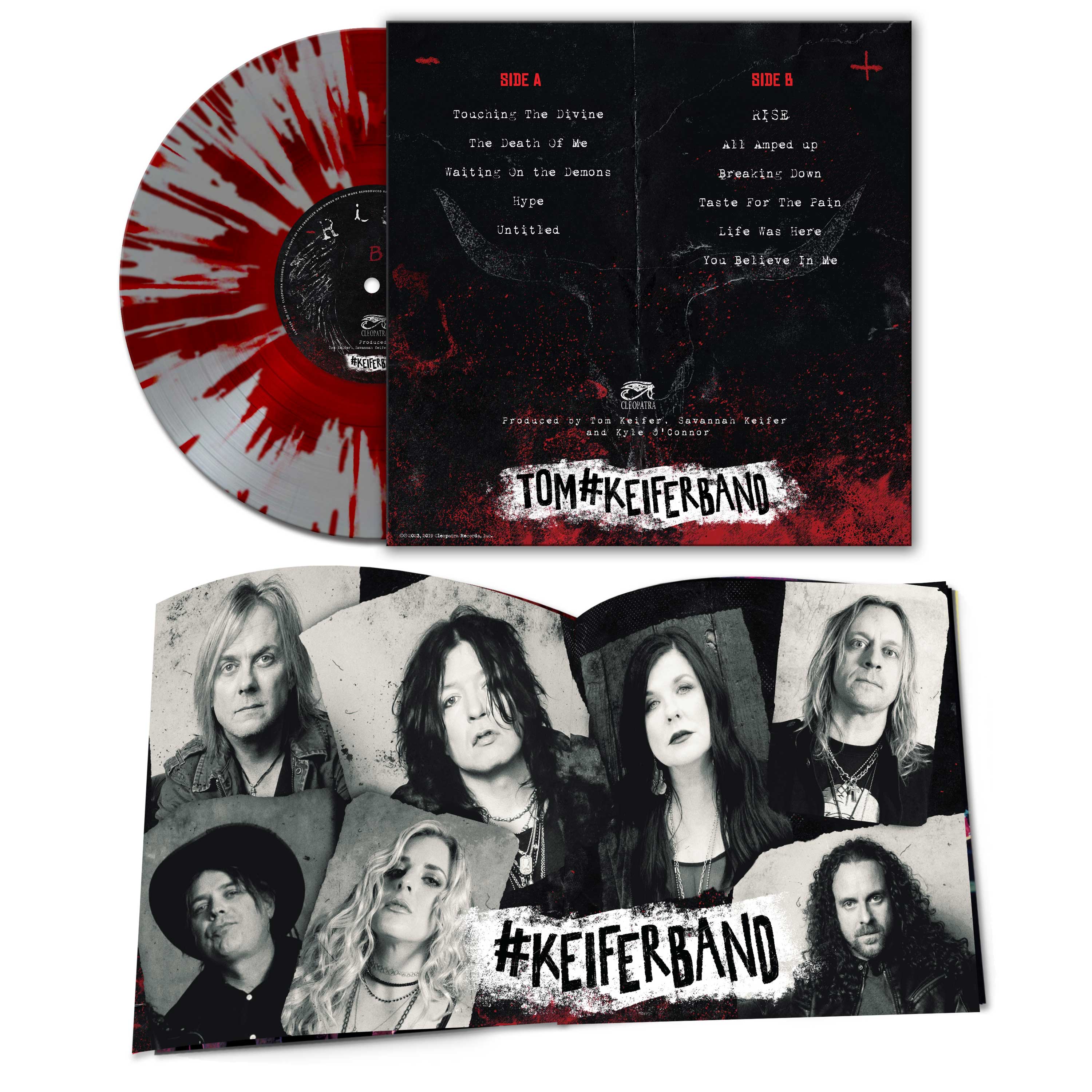 Tom Keifer - Rise (Limited Edition Silver-Red Splatter Vinyl) - Image 3