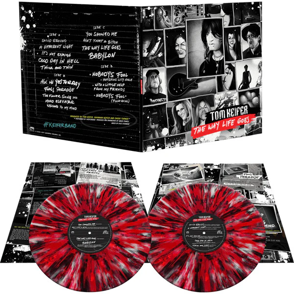 Tom Keifer - The Way Life Goes (Red-Black-White Splatter Double Vinyl) - Image 2