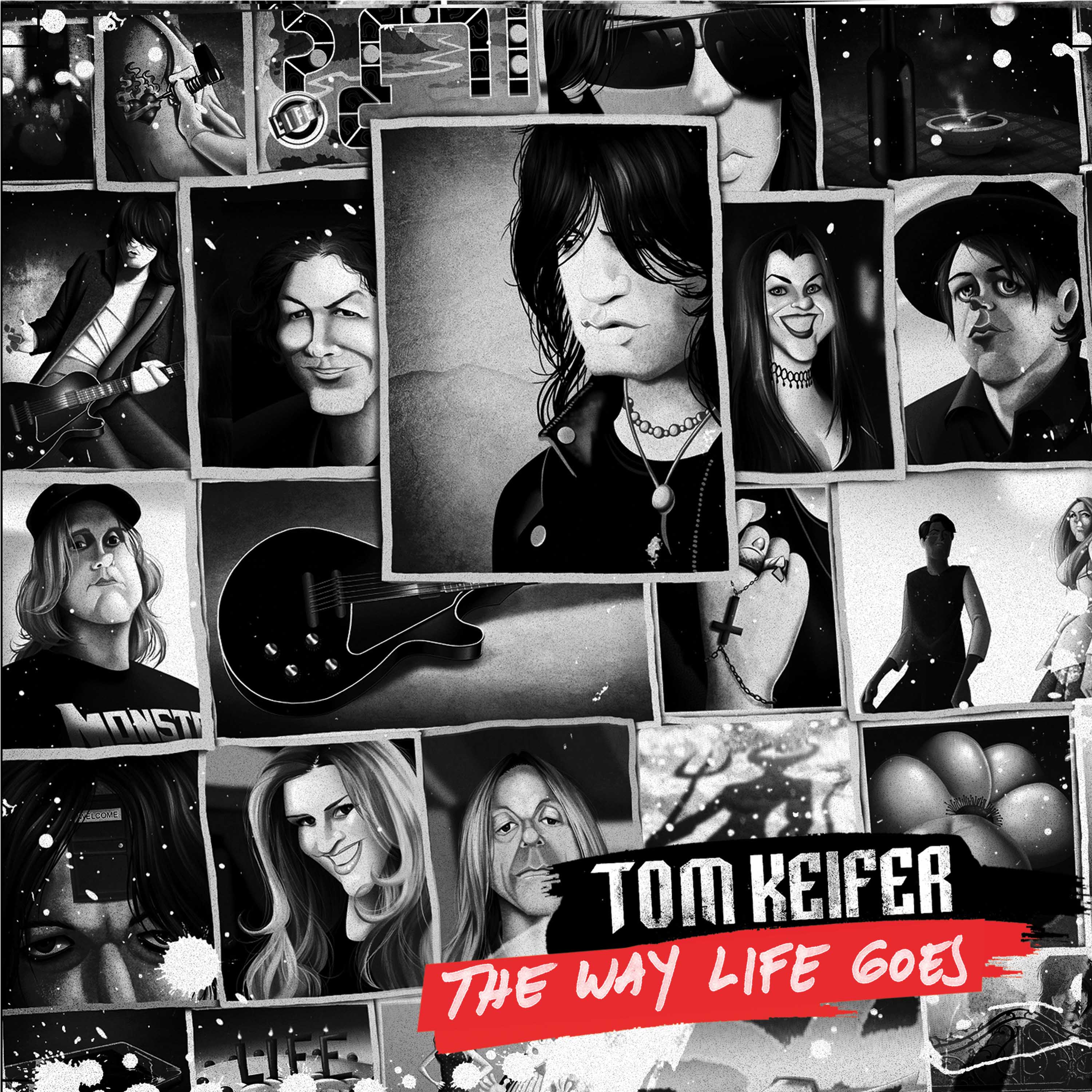 Tom Keifer - The Way Life Goes (Red-Black-White Splatter Double Vinyl) - Image 3