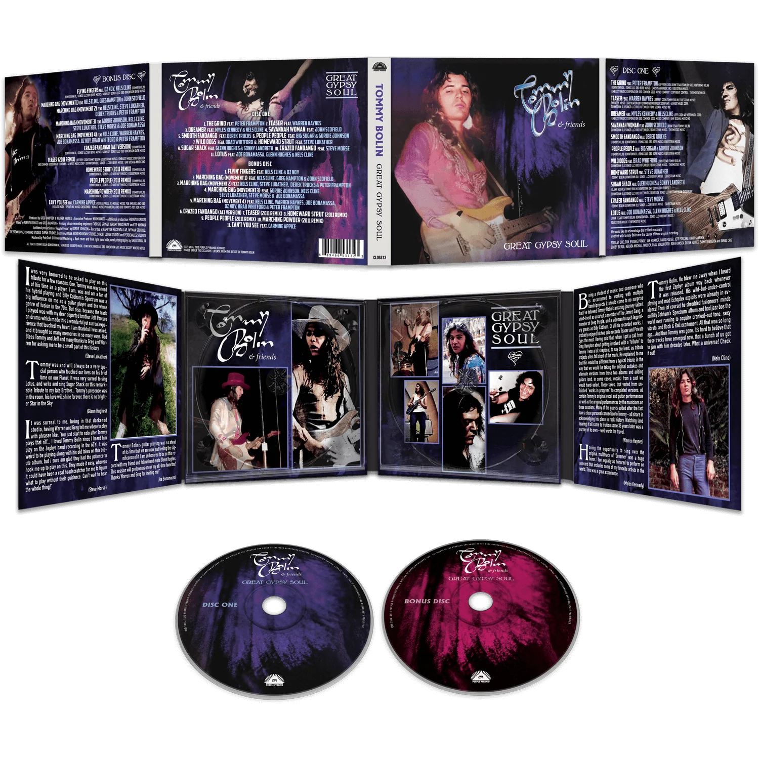 Tommy Bolin & Friends - Great Gypsy Soul (2 CD) - Image 2