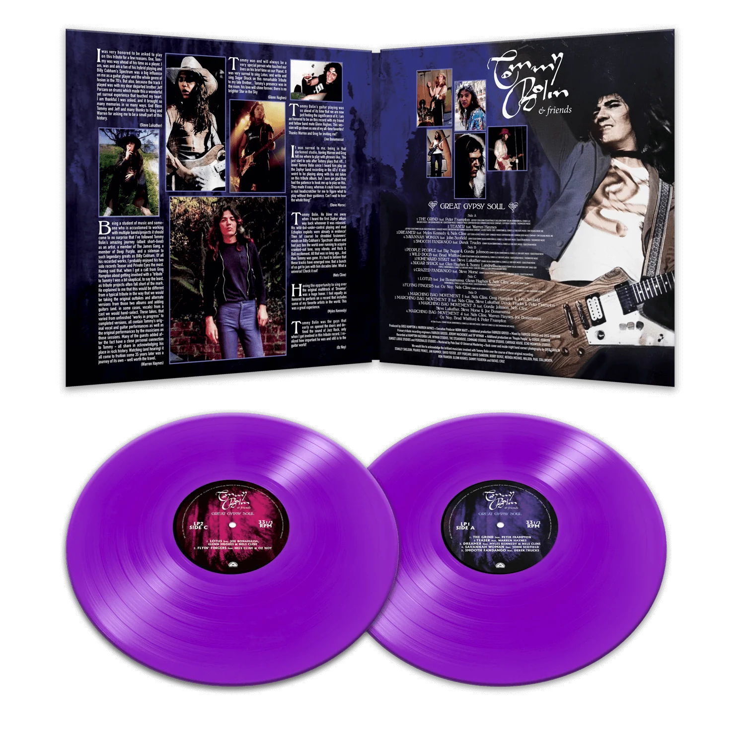 Tommy Bolin & Friends - Great Gypsy Soul (Colored Double Vinyl) - Image 3