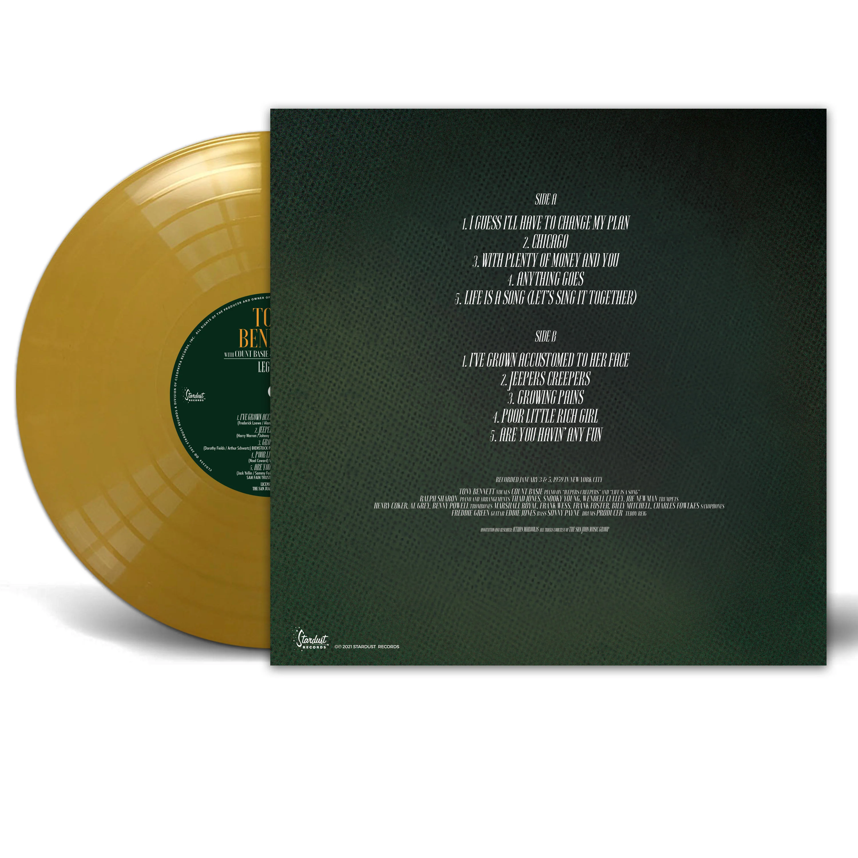 Tony Bennett - Legend (Limited Edition Gold Vinyl) - Image 2
