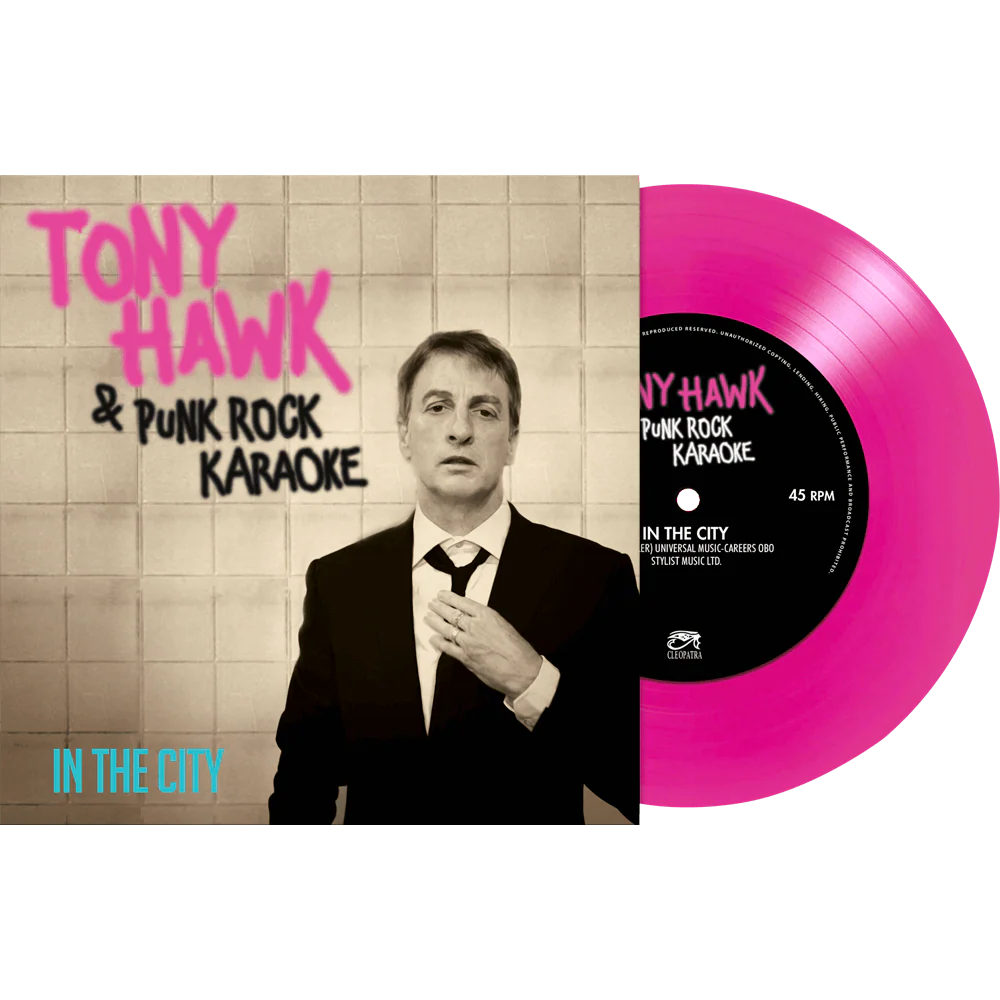 Tony Hawk & Punk Rock Karaoke - In The City (Colored 7" Vinyl) - Image 2