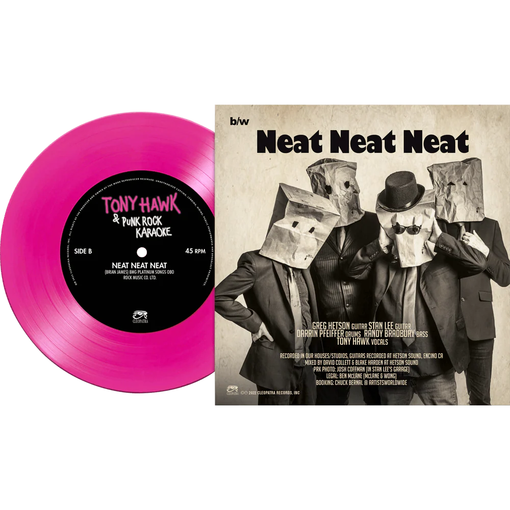 Tony Hawk & Punk Rock Karaoke - In The City (Colored 7" Vinyl) - Image 3