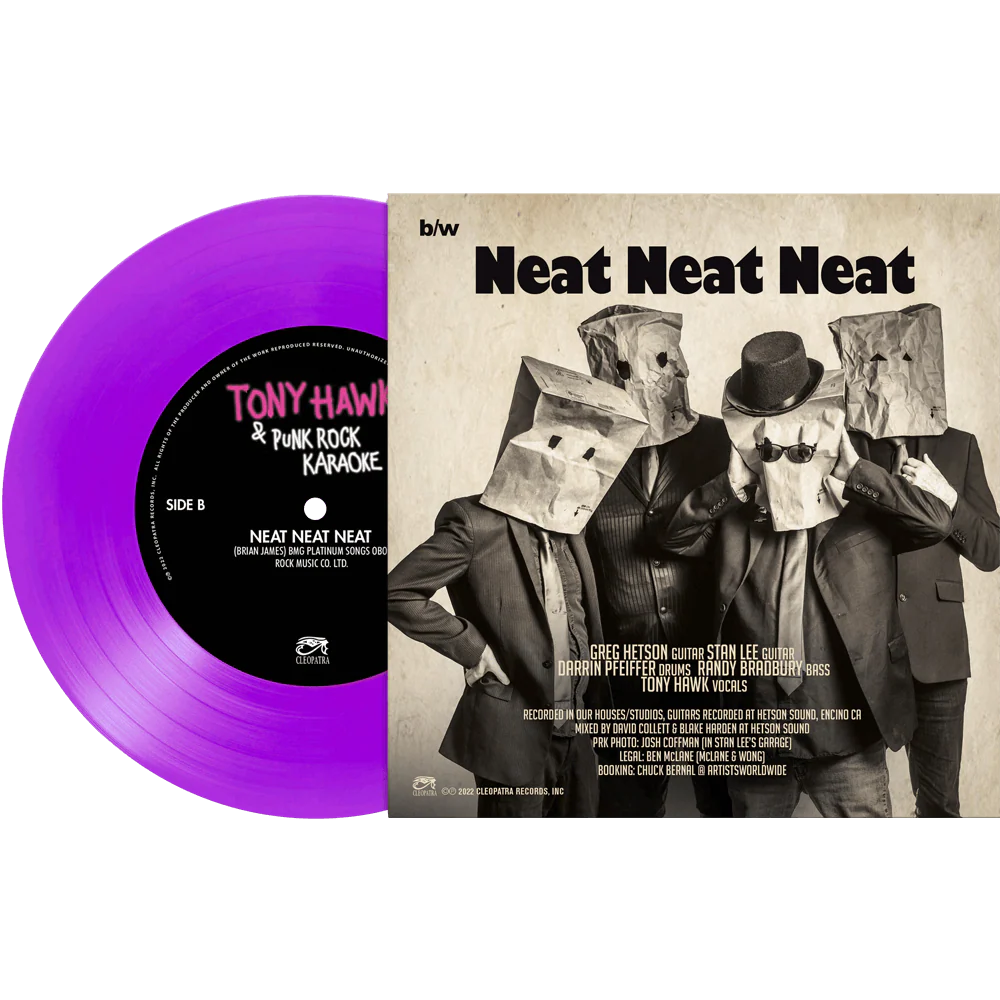 Tony Hawk & Punk Rock Karaoke - In The City (Colored 7" Vinyl) - Image 7