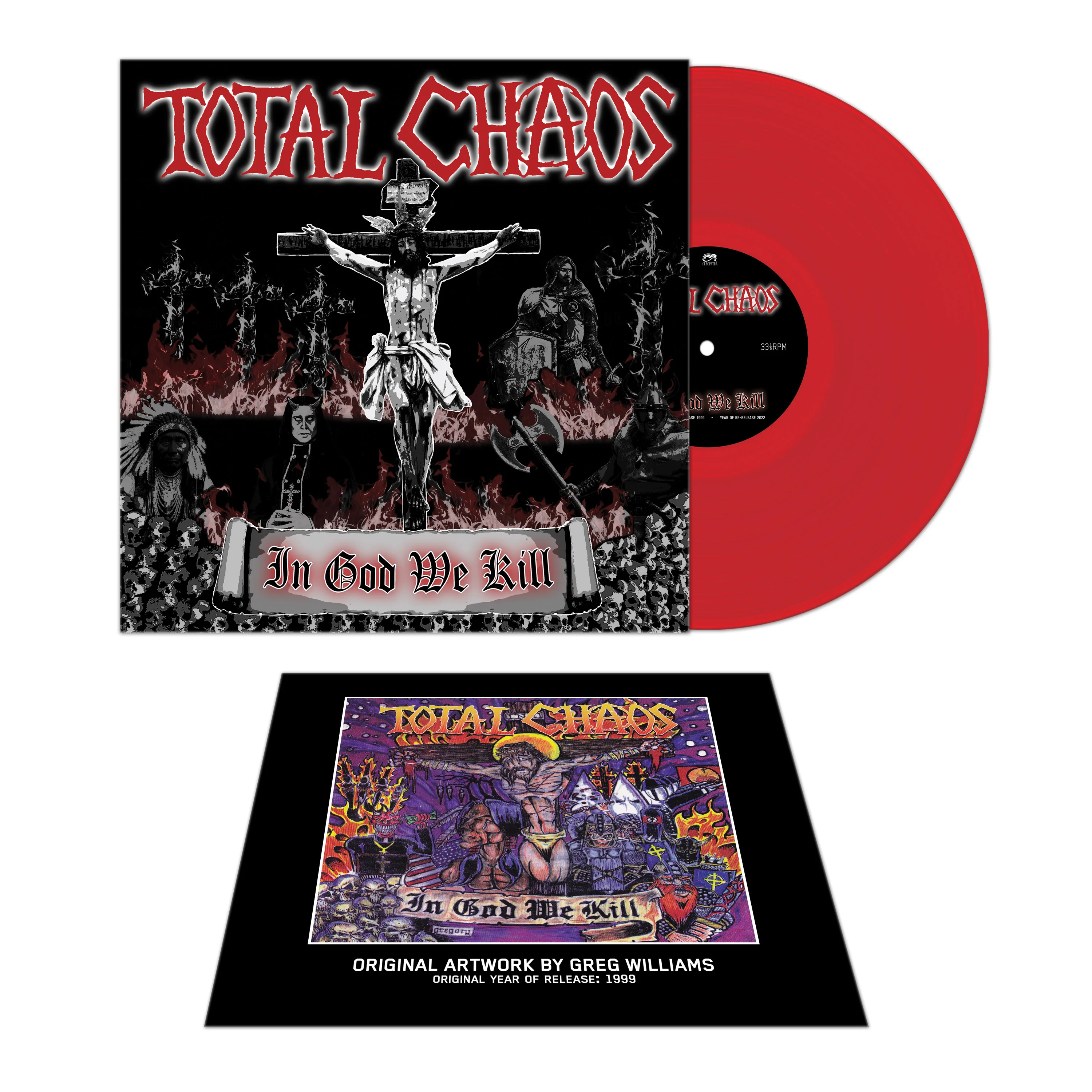 Total Chaos - In God We Kill (Red Vinyl) - Image 2