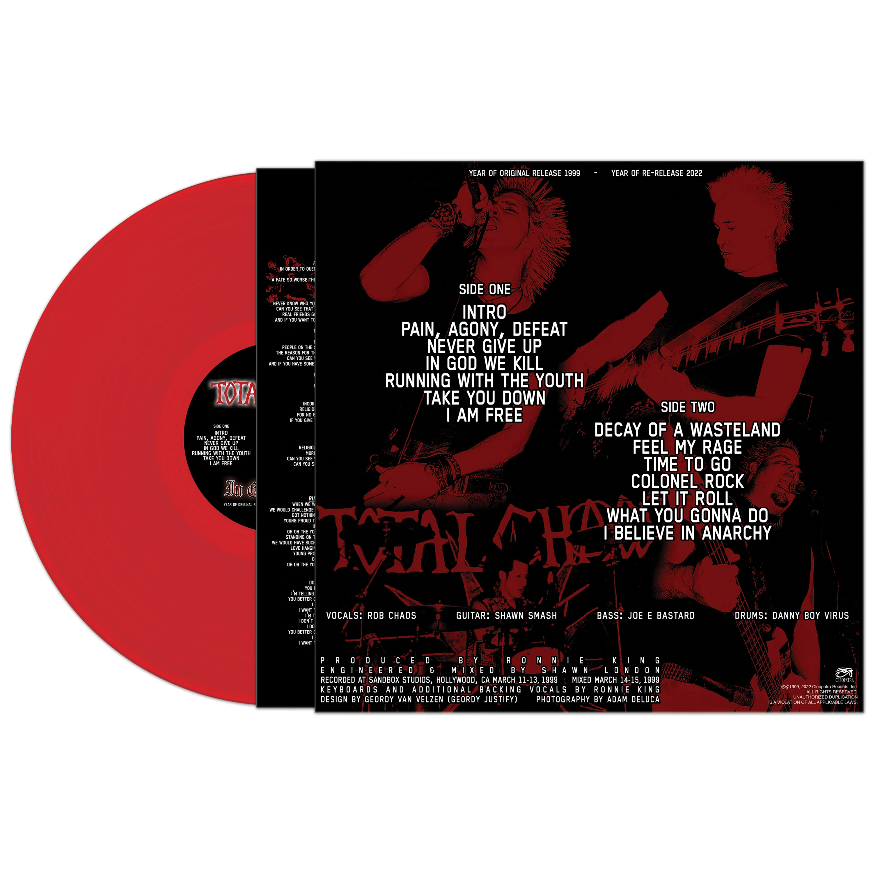Total Chaos - In God We Kill (Red Vinyl) - Image 3