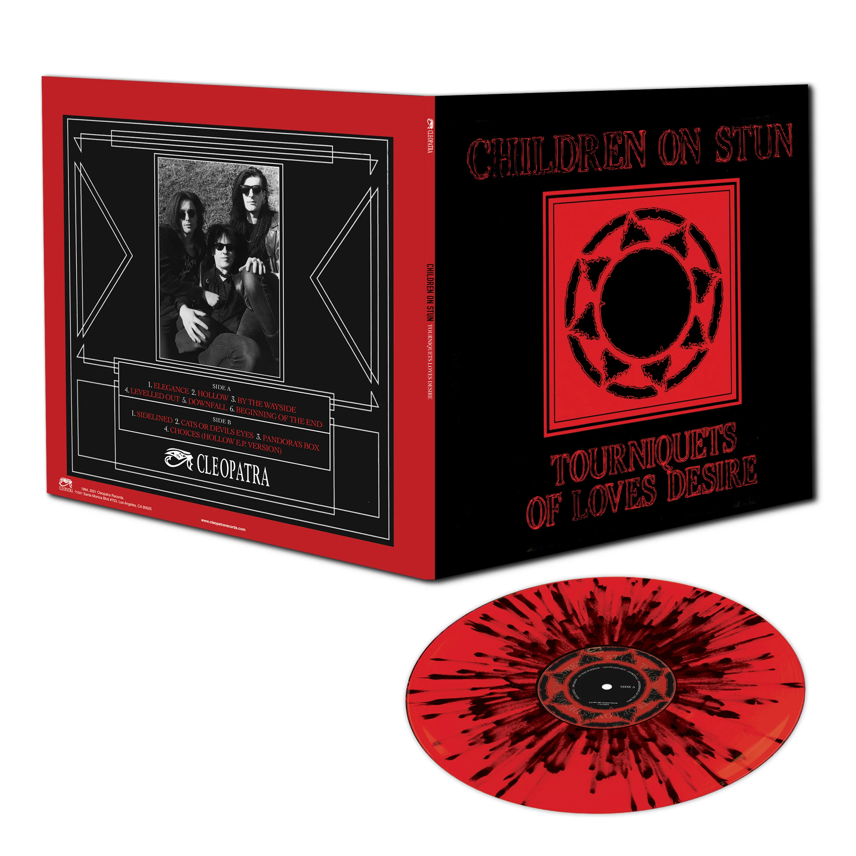 Children On Stun - Tourniquets Of Love's Desire (Red & Black Splatter Vinyl) - Image 2