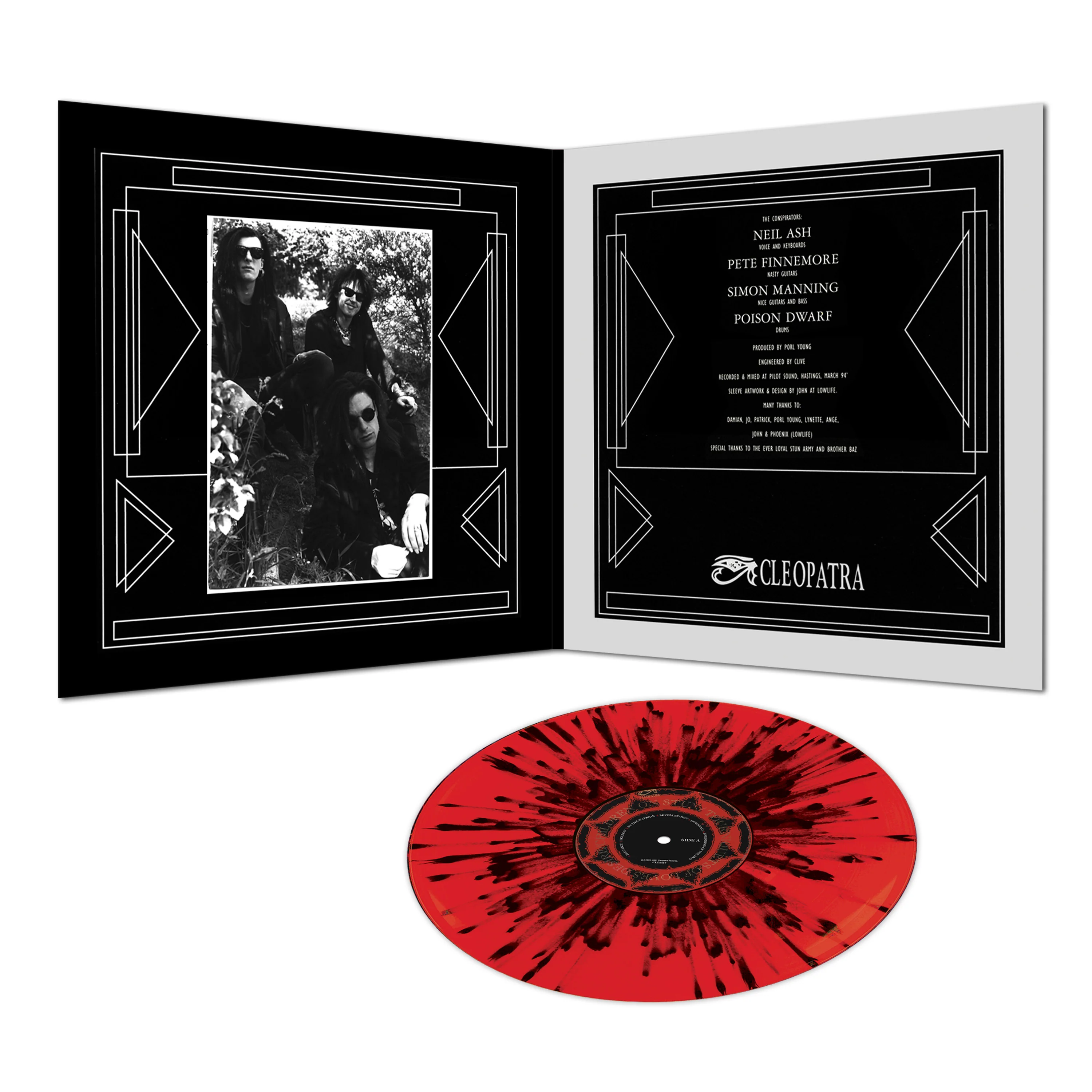 Children On Stun - Tourniquets Of Love's Desire (Red & Black Splatter Vinyl) - Image 3