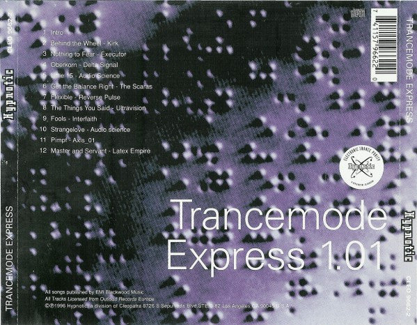 Trancemode Express 1.01 - A Trance Tribute To Depeche Mode (CD) - Image 2