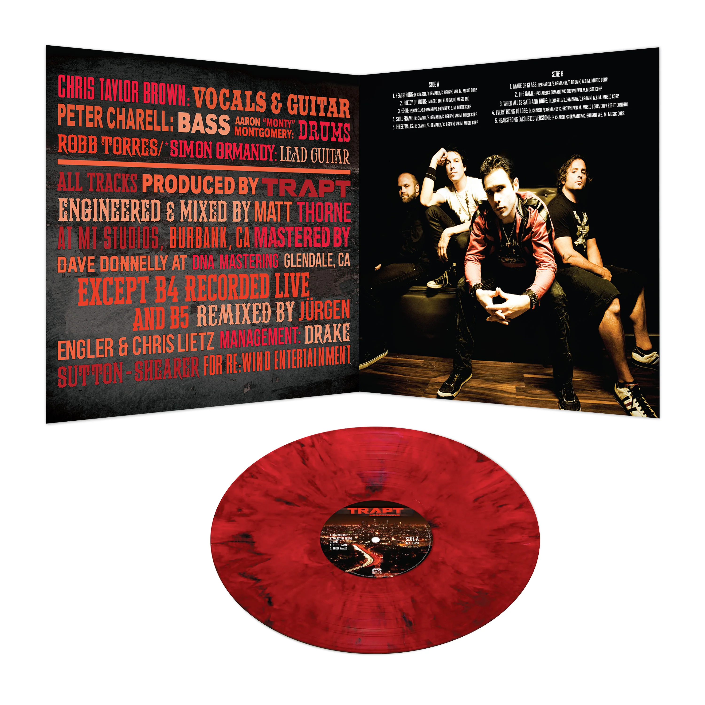 Trapt - Headstrong (Red Marble Vinyl) - Image 3