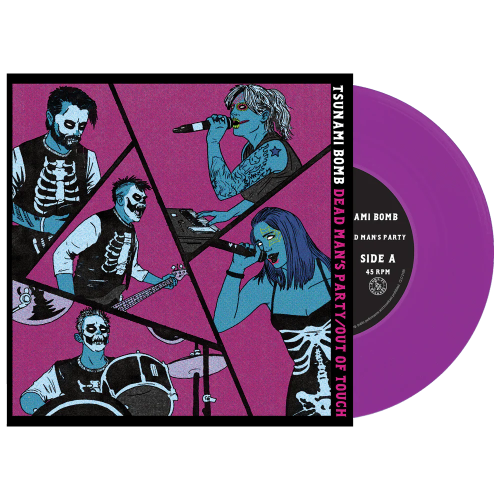 Tsunami Bomb - Dead Man's Party-Out of Touch (Limited Edition Colored 7" Vinyl) - Image 2