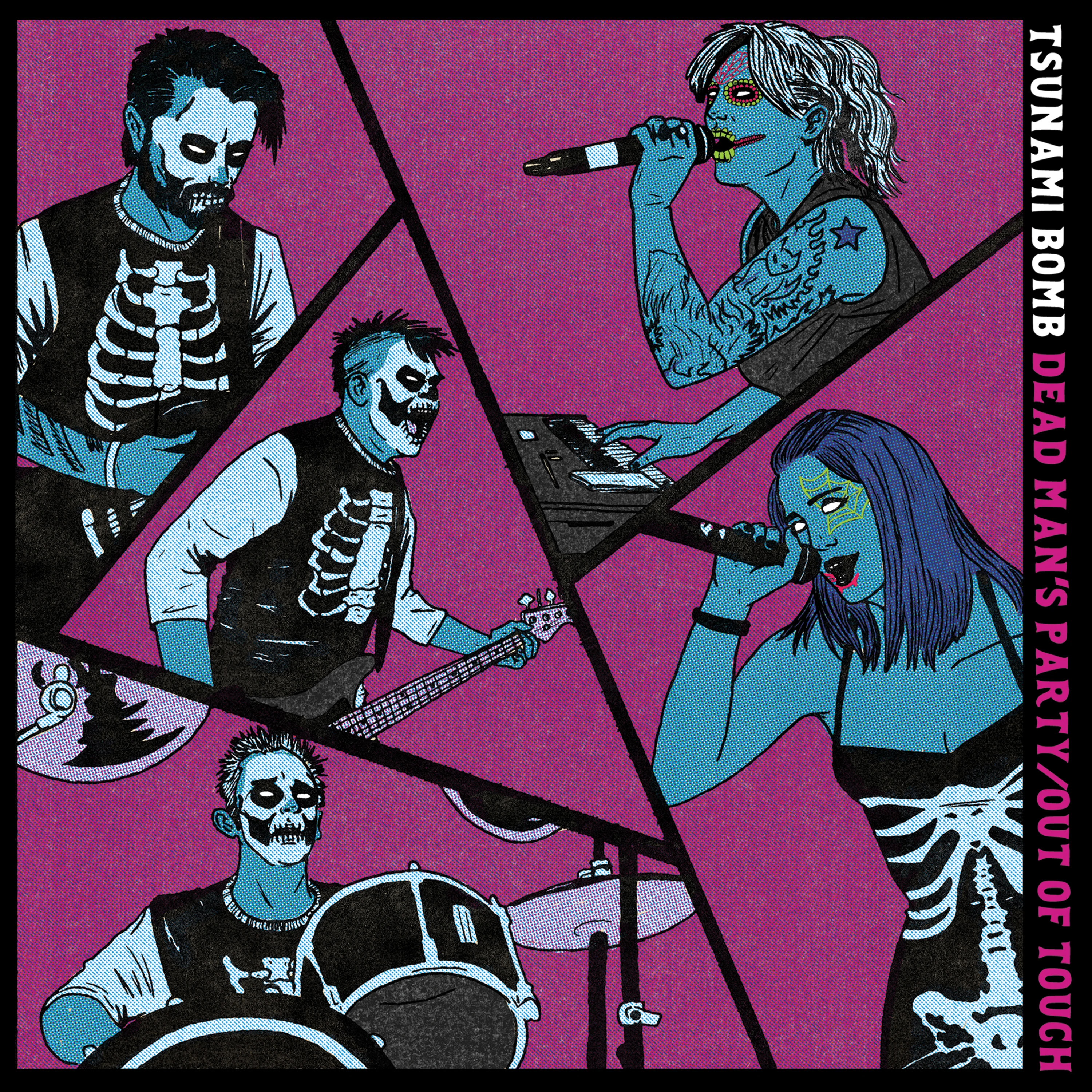 Tsunami Bomb - Dead Man's Party-Out of Touch (Limited Edition Colored 7" Vinyl) - Image 4