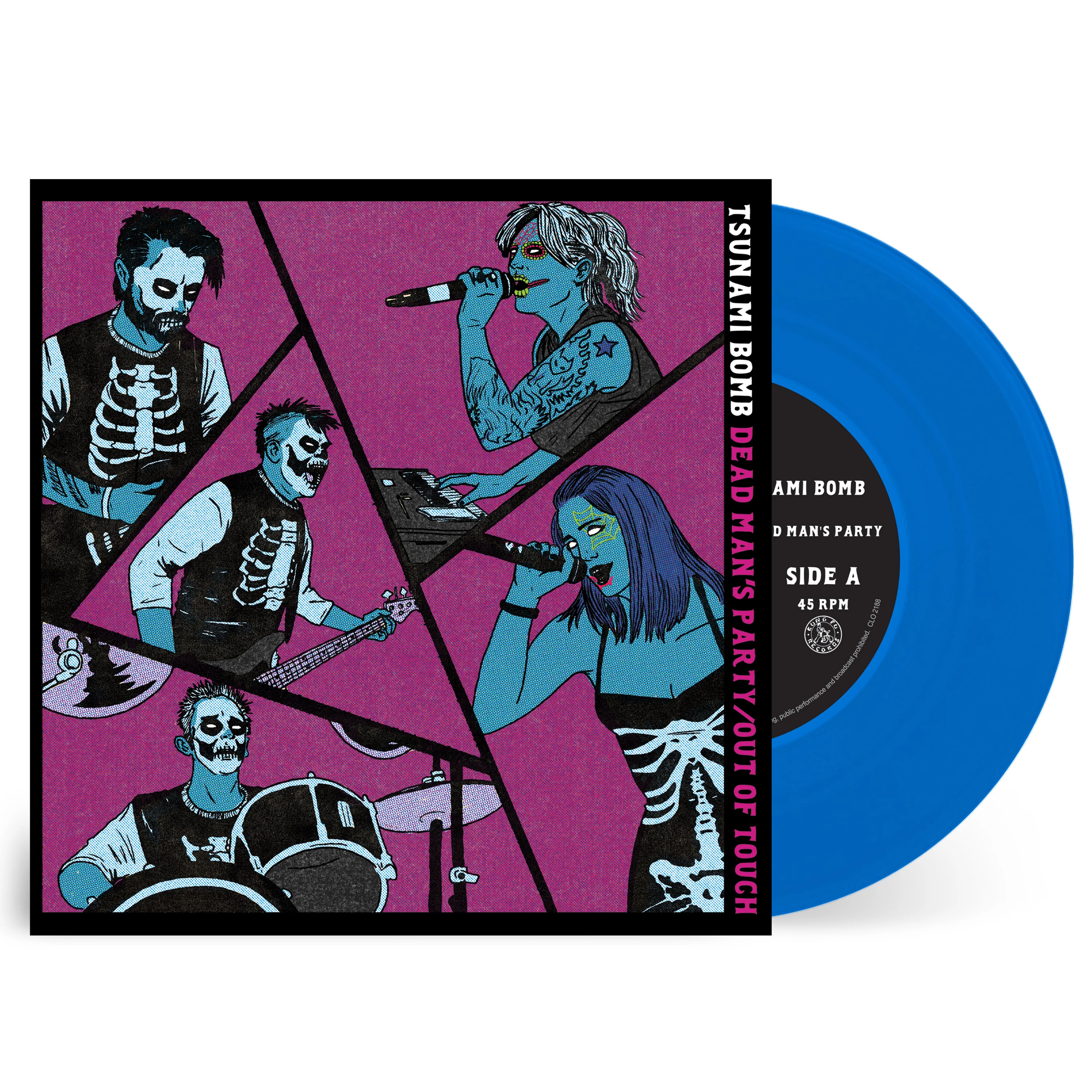 Tsunami Bomb - Dead Man's Party-Out of Touch (Limited Edition Colored 7" Vinyl) - Image 5