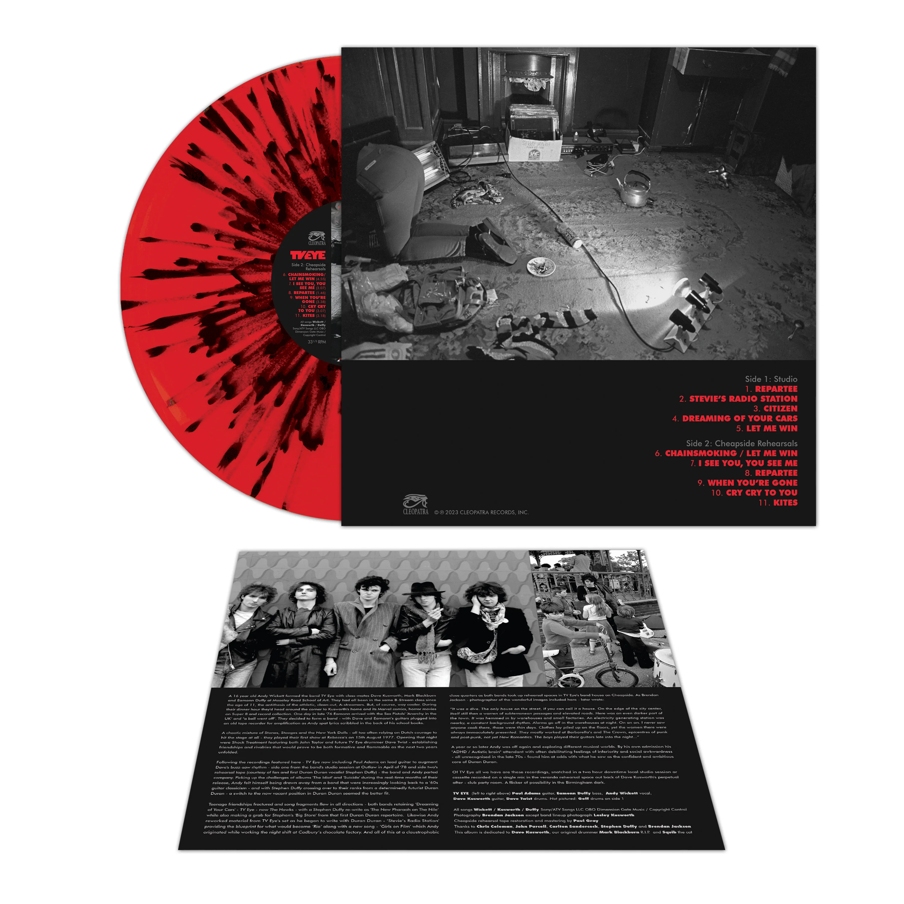 TV Eye - 1977-1978 (Red Splatter Vinyl) - Image 2