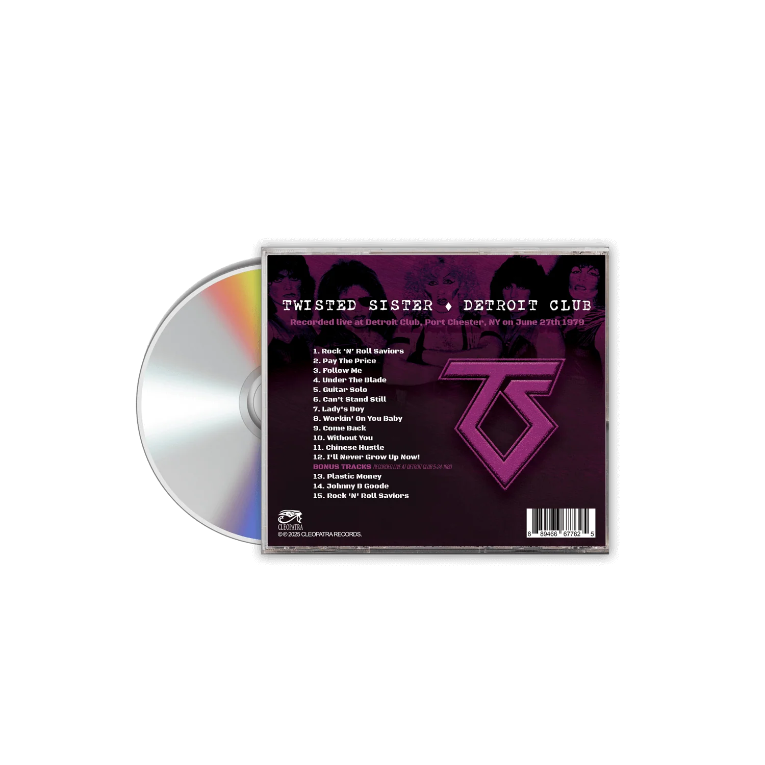 Twisted Sister - Detroit Club 1979 (CD) - Image 2