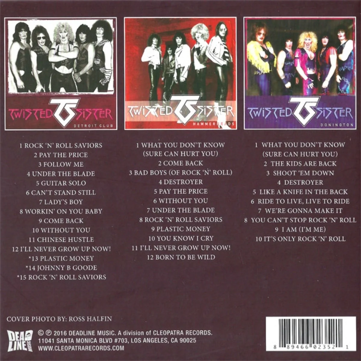 Twisted Sister - Rock 'N' Roll Saviors - The Early Years (3 CD Box Set) - Image 2