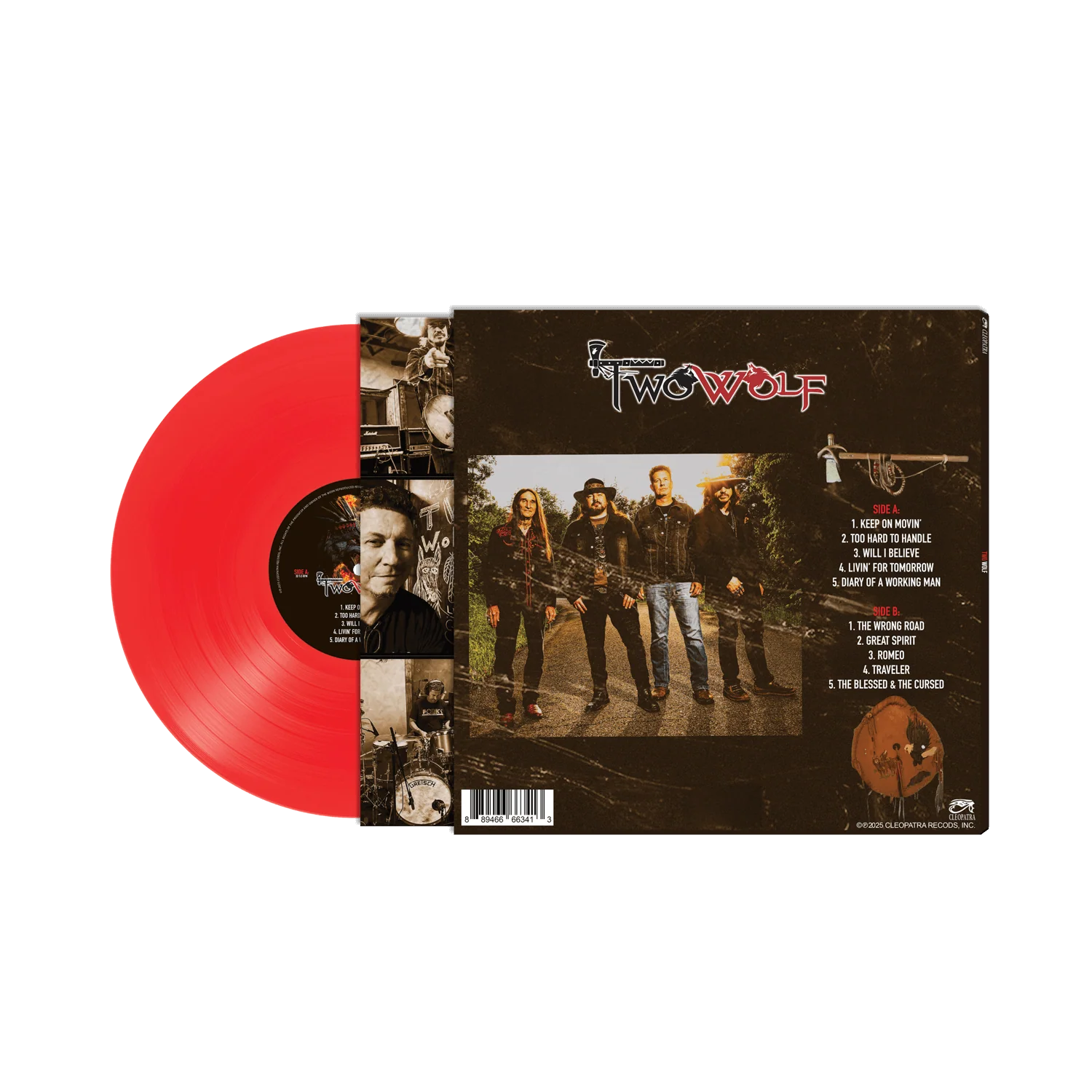 Two Wolf - Two Wolf (Red LP Vinyl) - Image 2