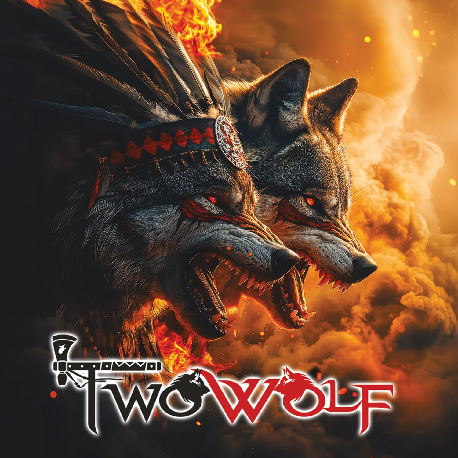 Two Wolf - Two Wolf (Red LP Vinyl) - Image 3