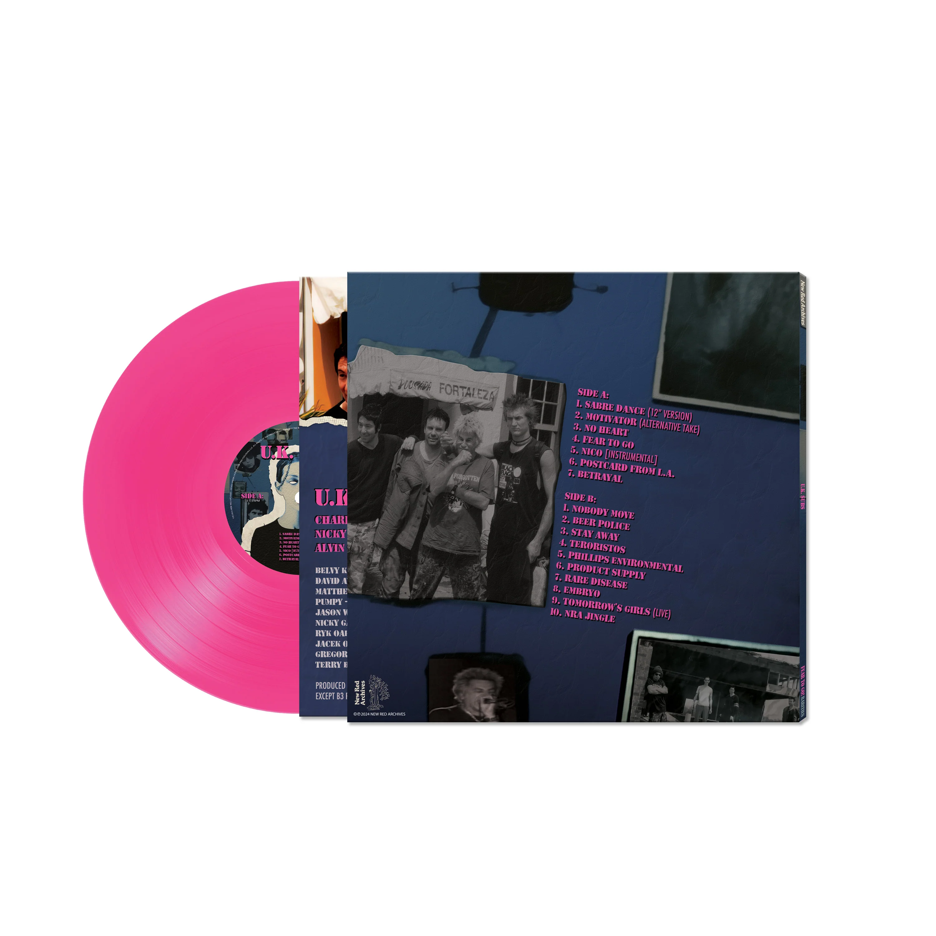 U.K. Subs - Fear To Go! (Pink Vinyl) - Image 2