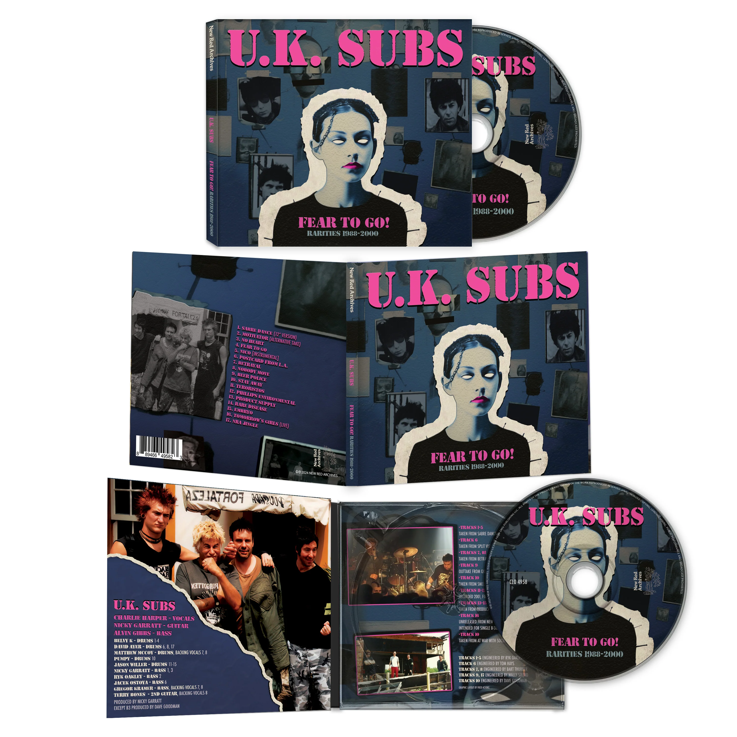 U.K. Subs - Fear To Go! - Rarities 1988-2000 (CD) - Image 2