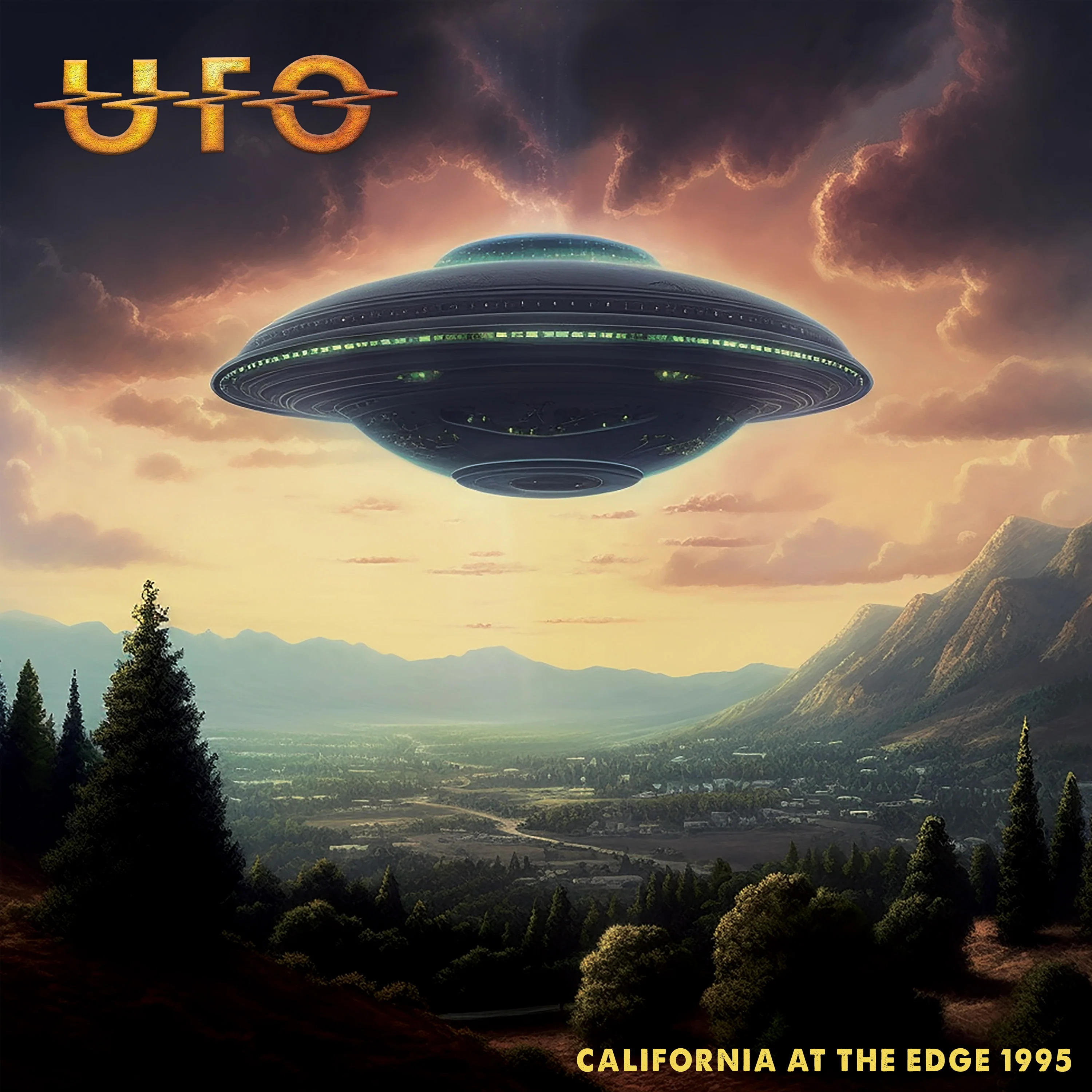 UFO - California At The Edge 1995 (Orange Double Vinyl) - Image 3