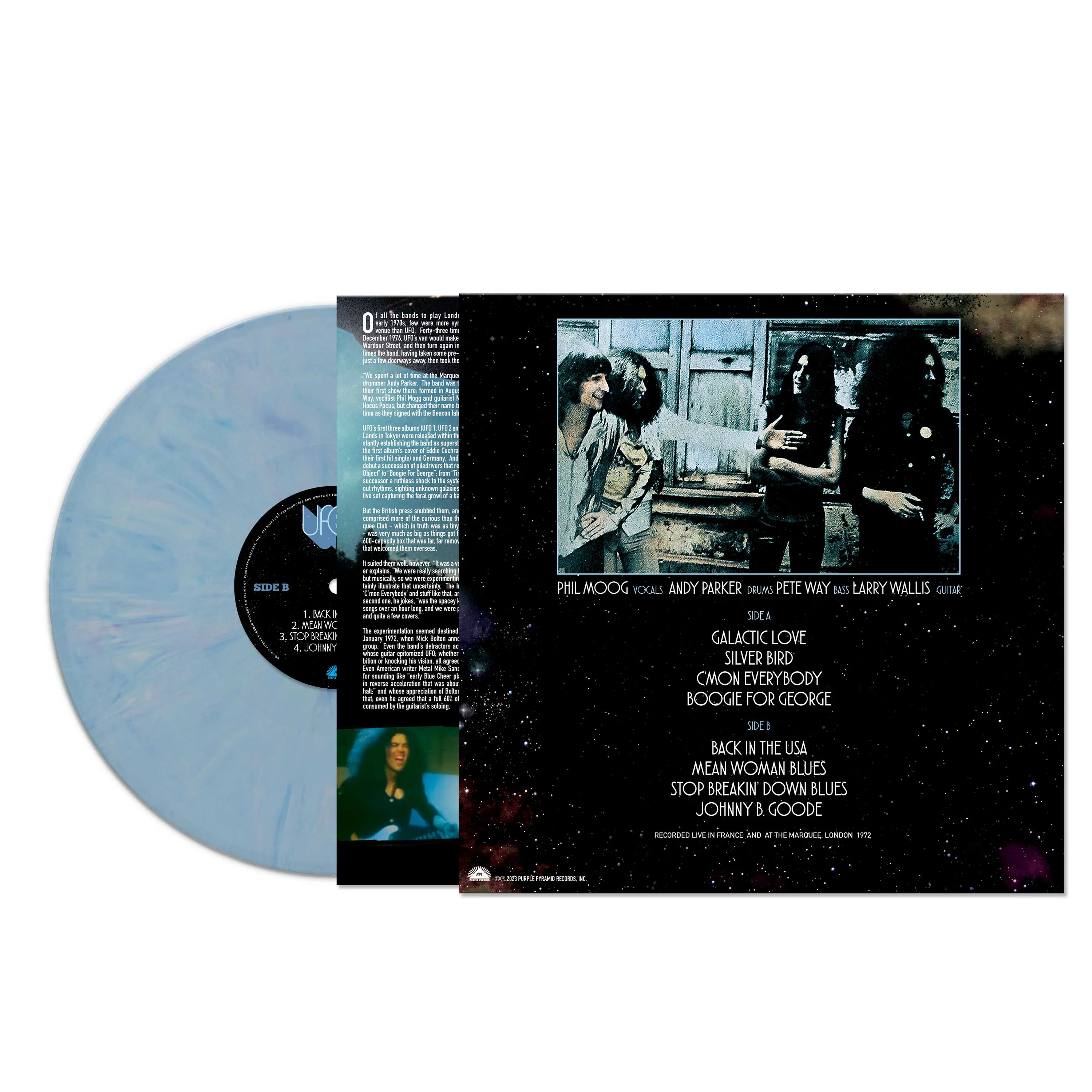 UFO - Early Flight 1972 (Blue Marble Vinyl) - Image 2
