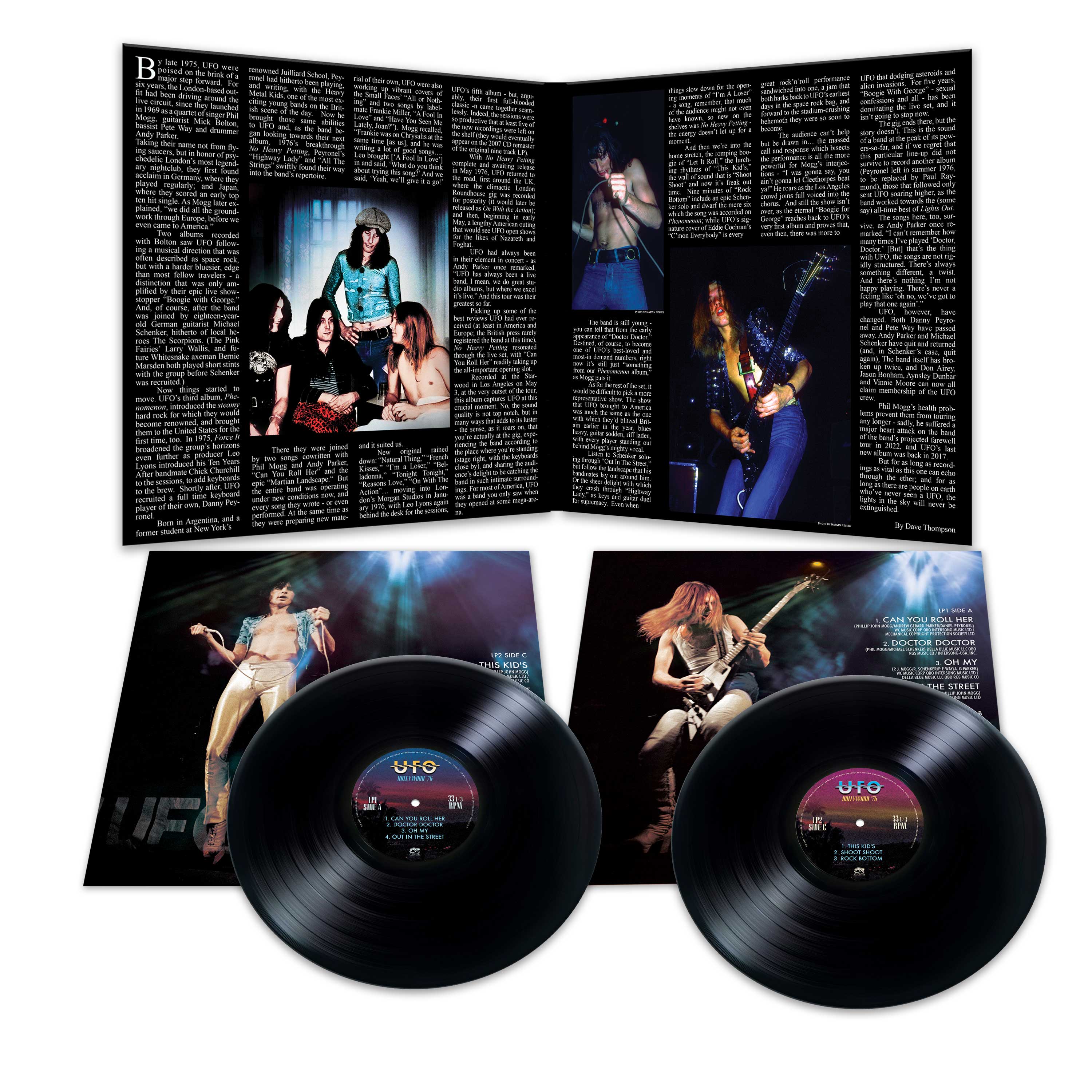 UFO - Hollywood '76 (Black Double Vinyl) - Image 2