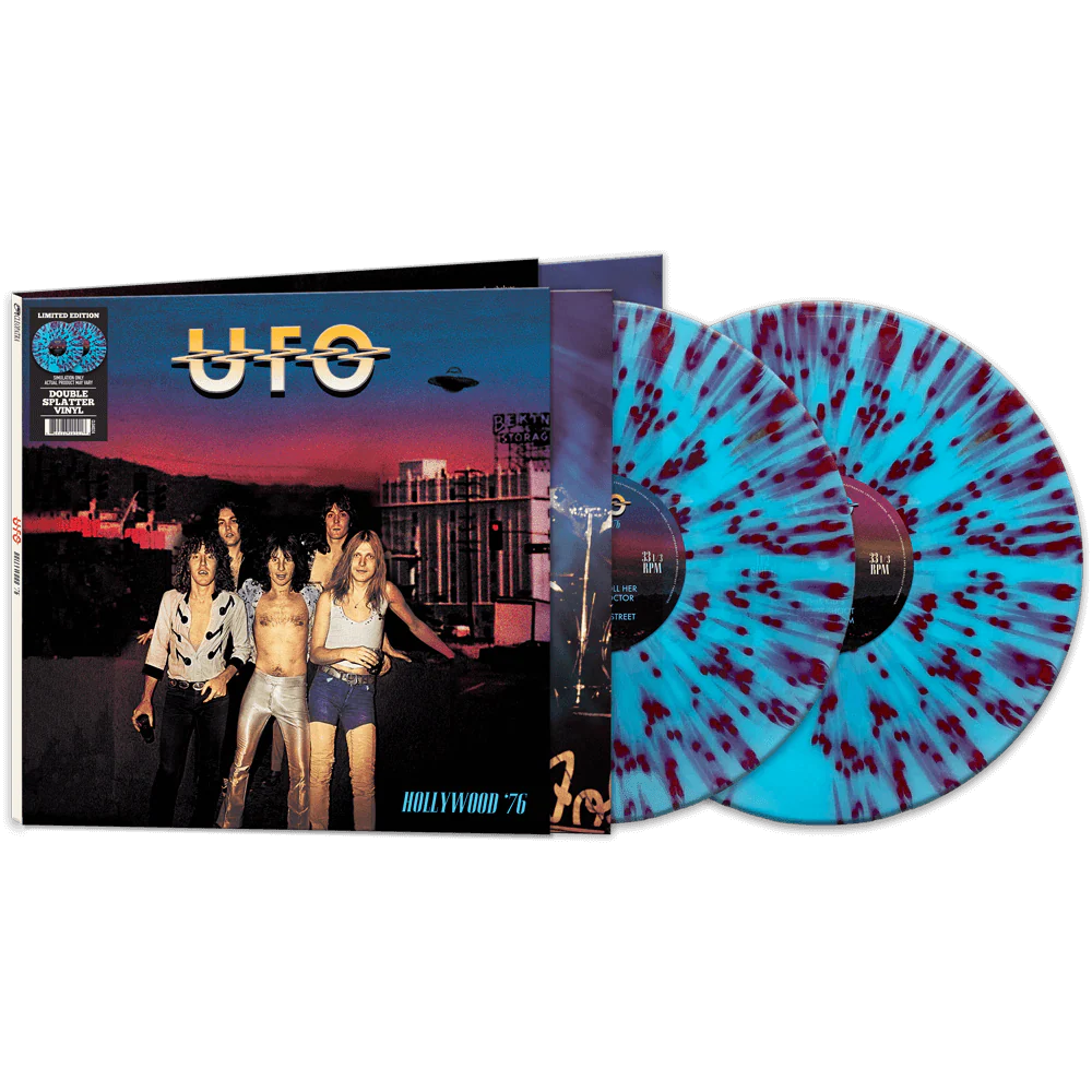 UFO - Hollywood '76 (Blue-Red Splatter Double Vinyl)