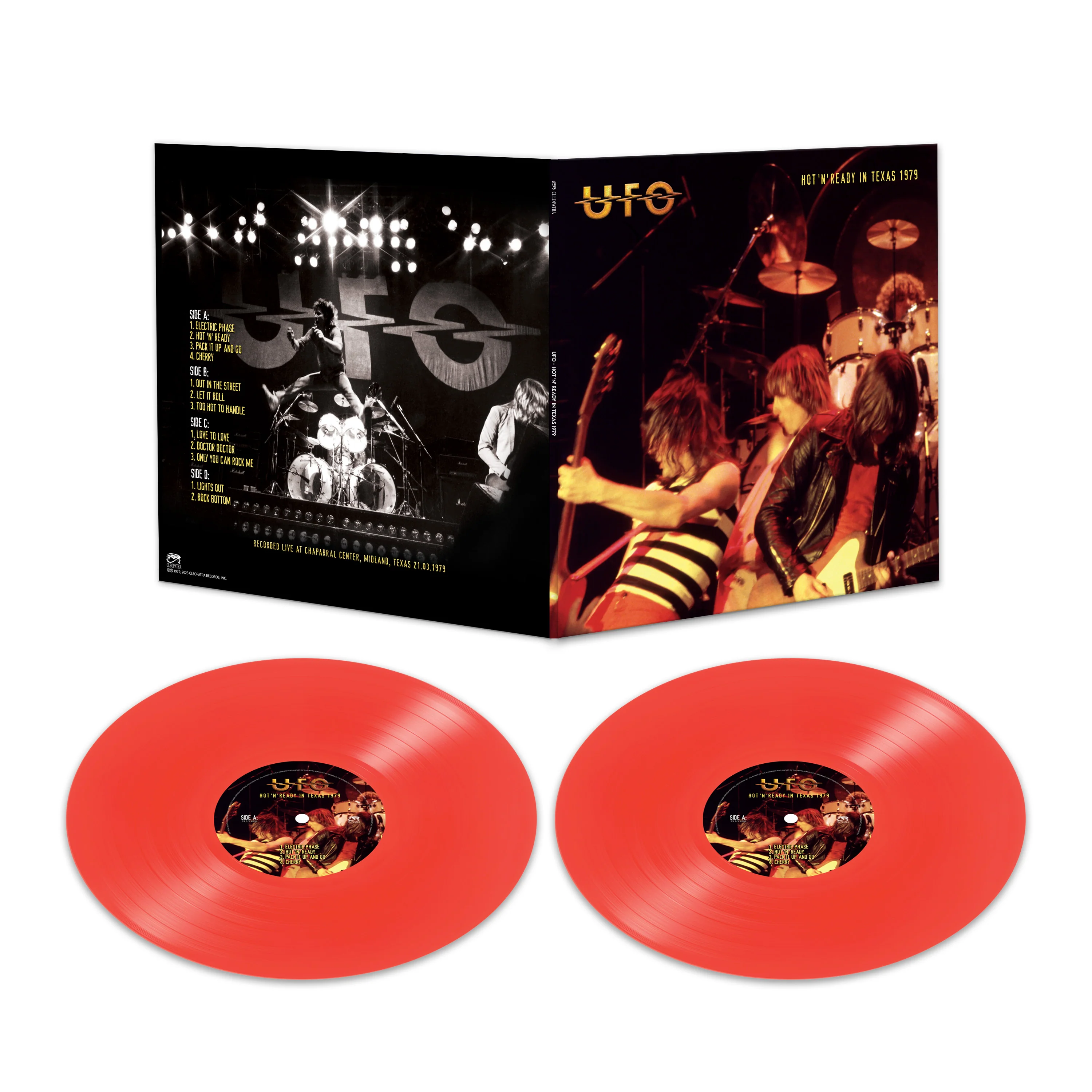 UFO - Hot N' Ready In Texas 1979 (Red Double Vinyl) - Image 2
