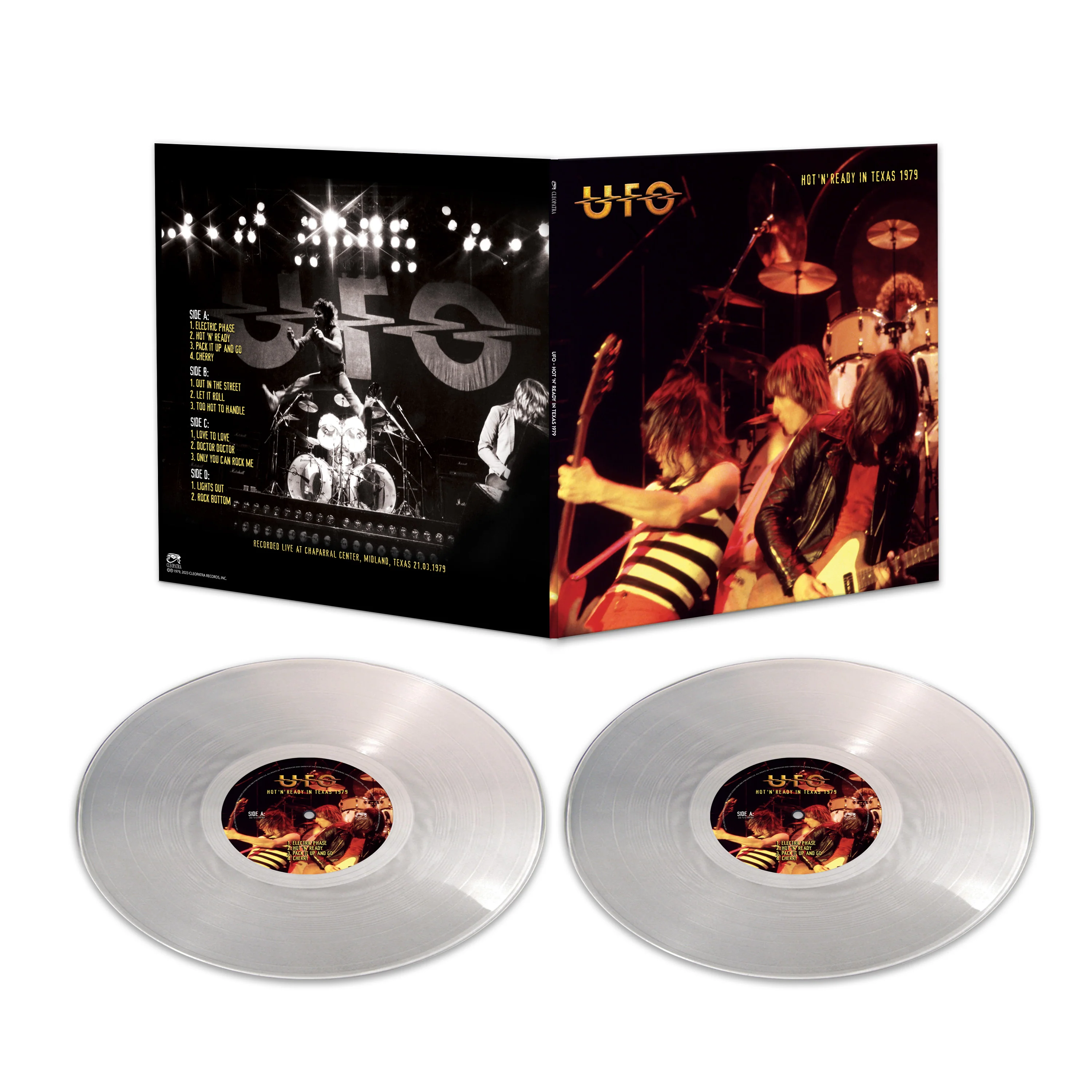 UFO - Hot N' Ready In Texas 1979 (Silver Double Vinyl) - Image 2