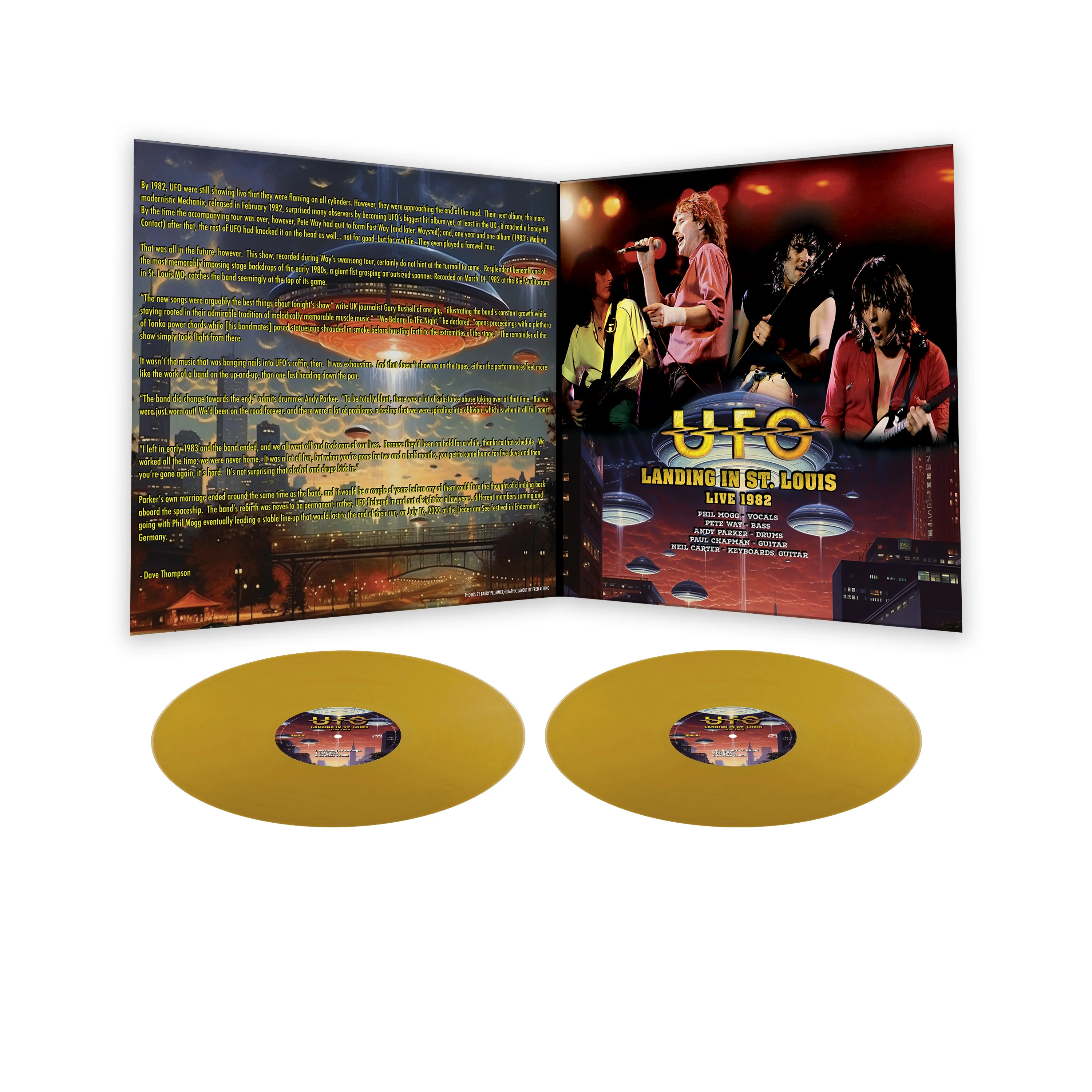 UFO - Landing In St. Louis - Live 1982 (Gold Double Vinyl) - Image 2