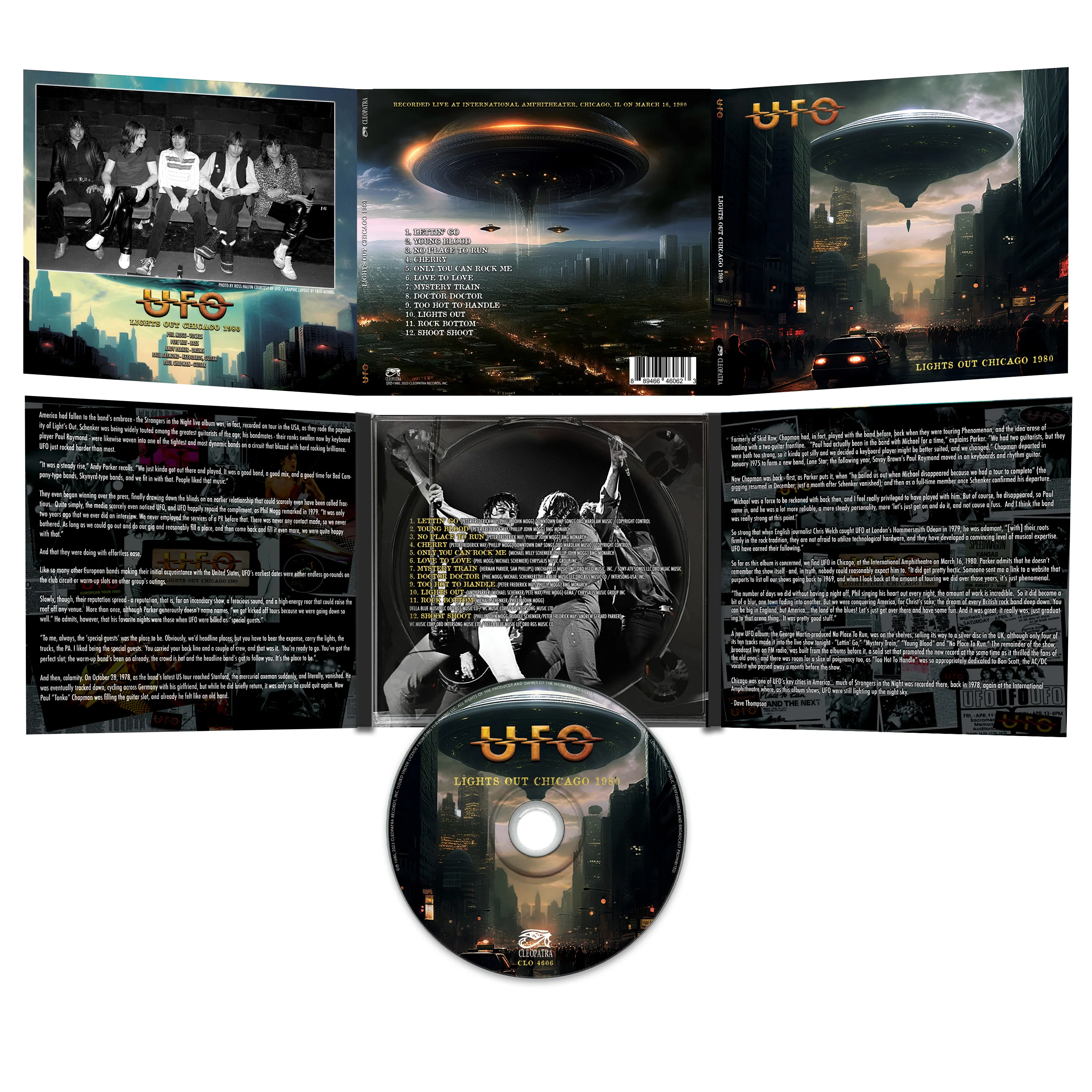 UFO - Lights Out Chicago 1980 (CD) - Image 2