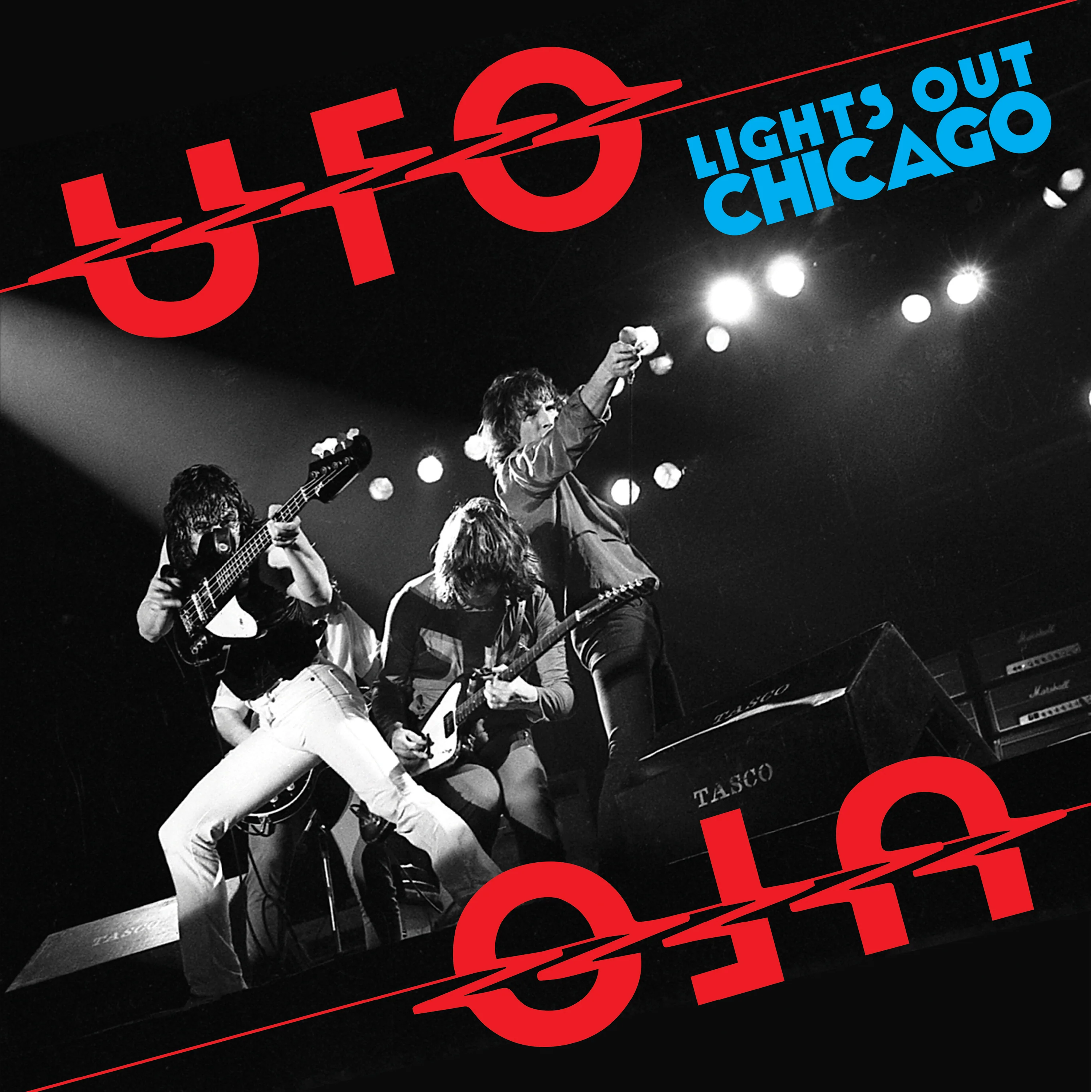 UFO - Lights Out Chicago (Red-Black Splatter Vinyl) - Image 3