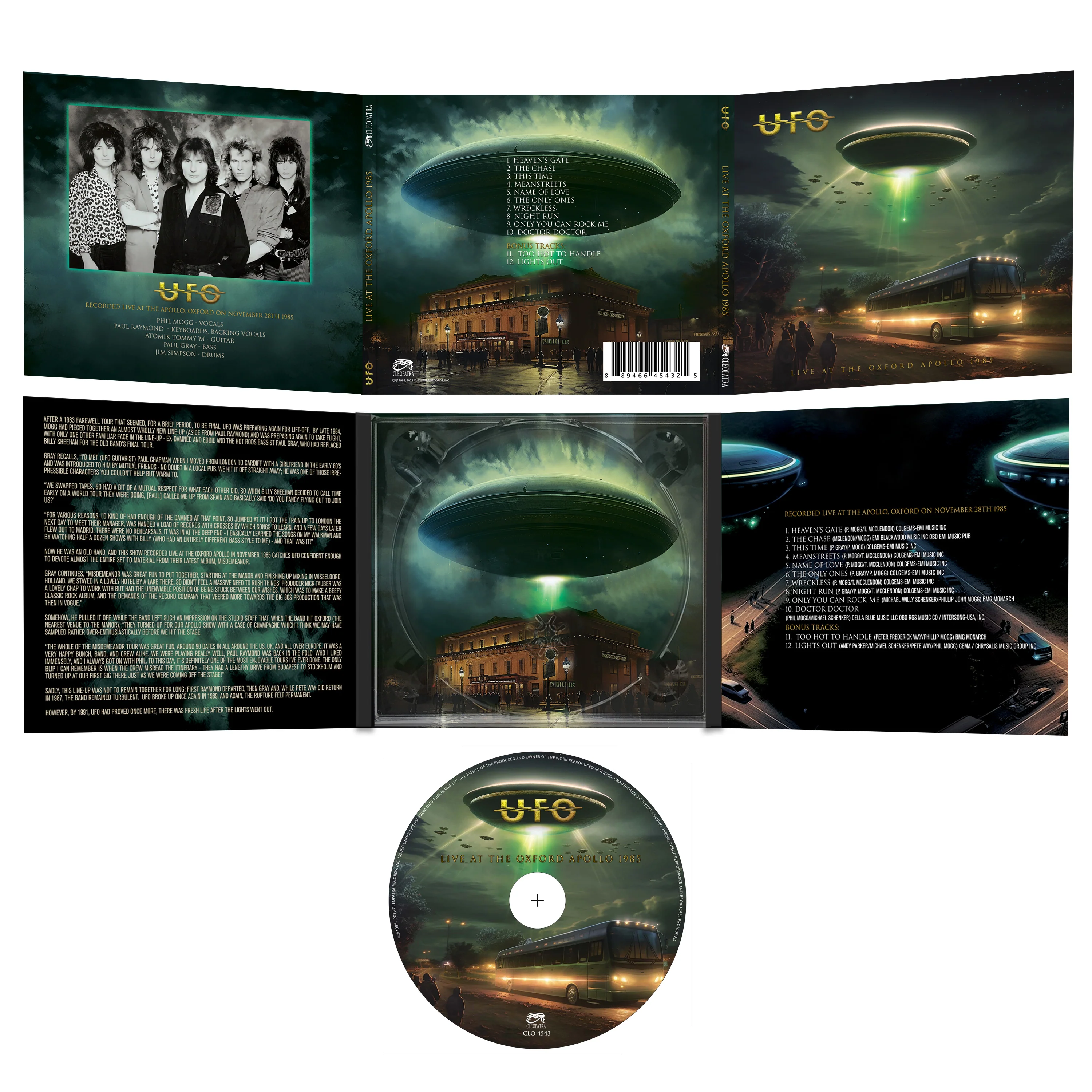 UFO - Live At The Oxford Apollo 1985 (CD) - Image 2